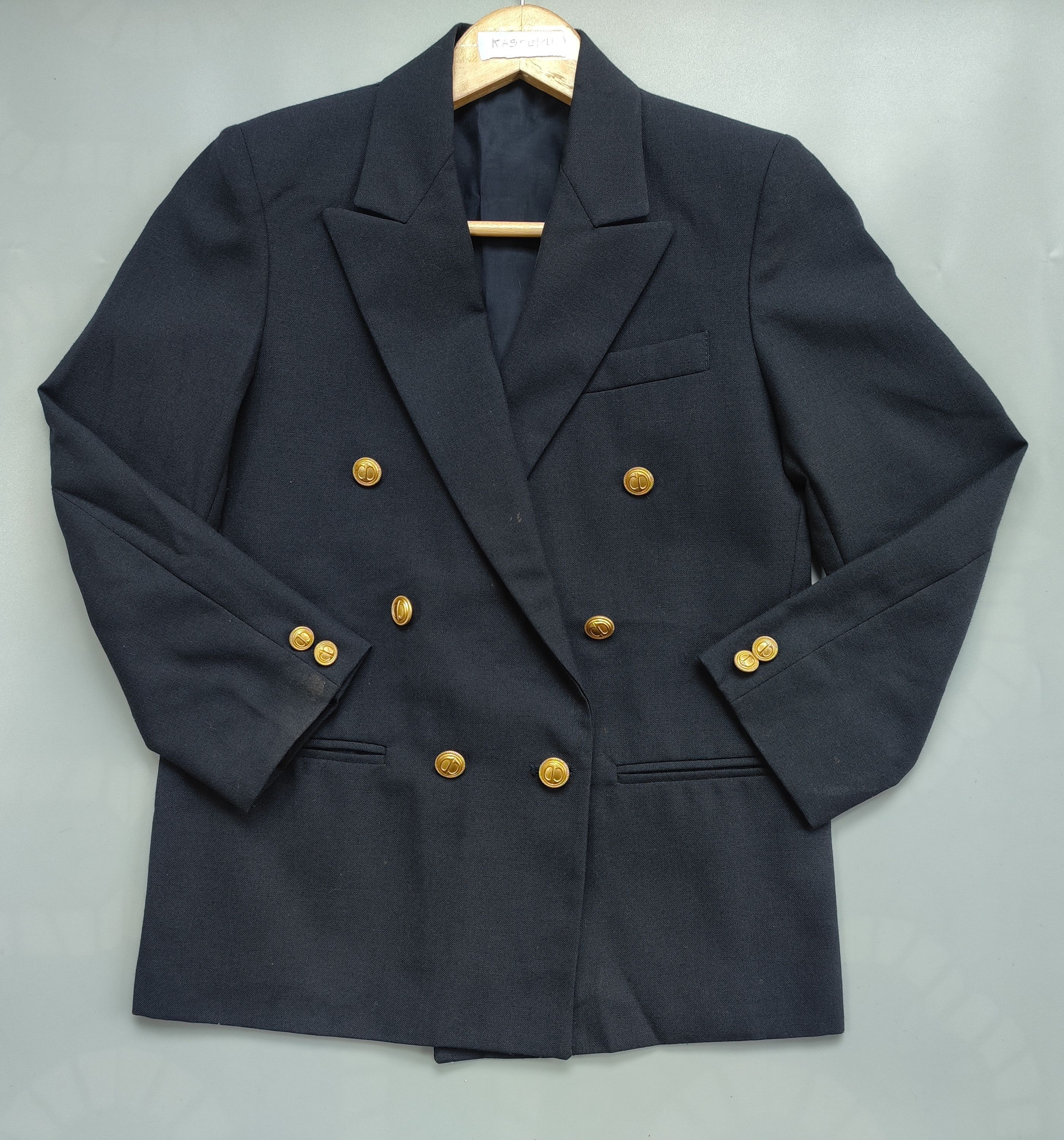 Christian Dior Monsieur Vintage 1950s-60s Christian Dior Double Breasted Blazer Size S / US 4 / IT 40 - 2 Thumbnail