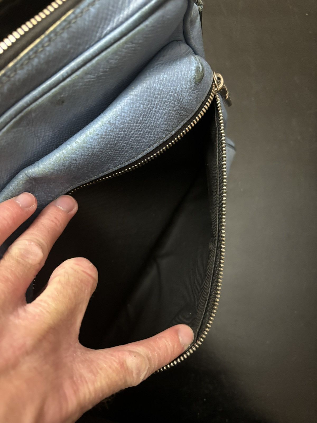 Louis Vuitton Louis Vuitton Taigarama Outdoor Monogram Messenger Bag Blue Size ONE SIZE - 16 Thumbnail