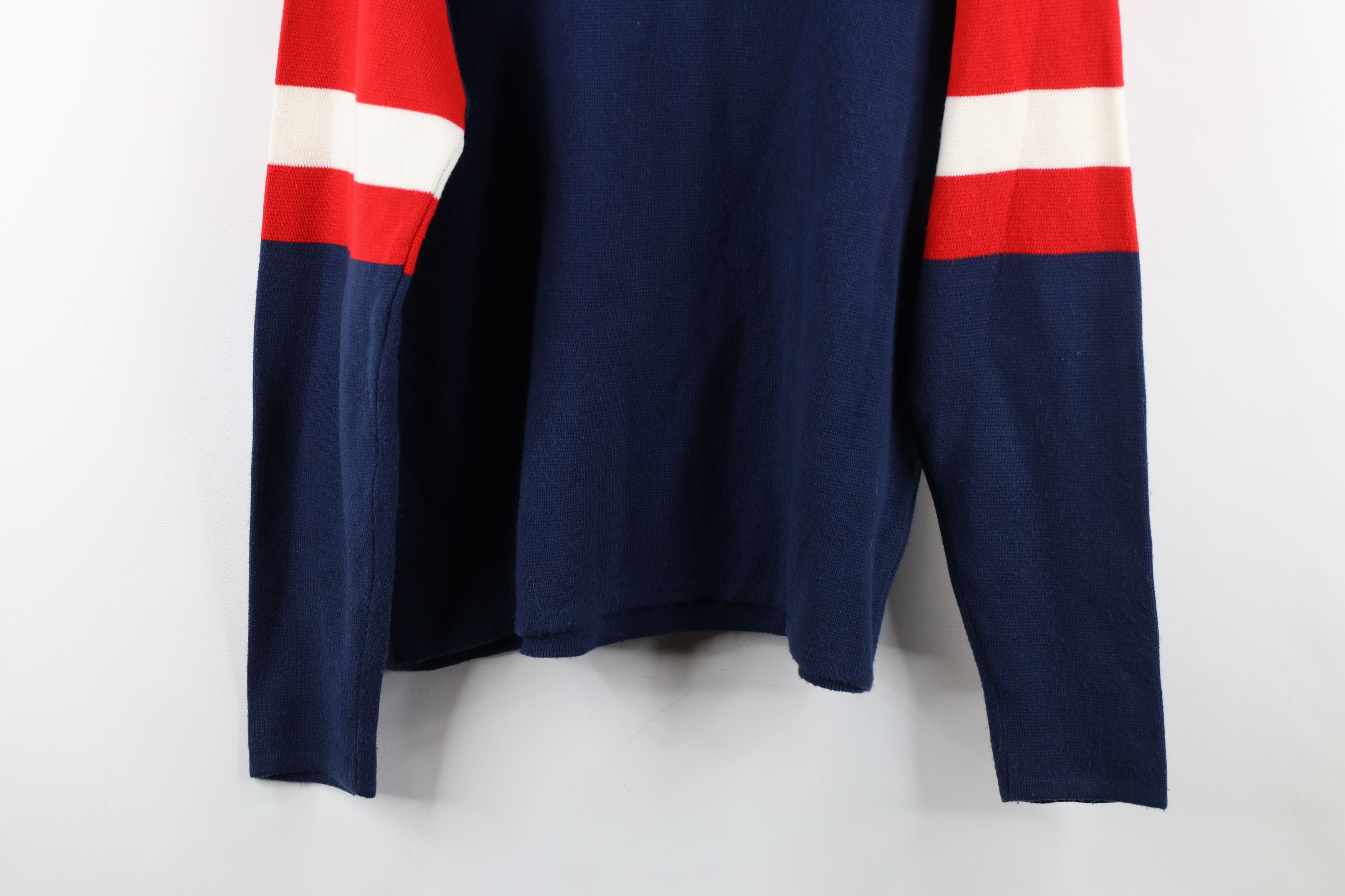 Vintage Vintage 70s Streetwear Idaho Ski Skiing Mock Neck Sweater Size US XL / EU 56 / 4 - 11 Thumbnail