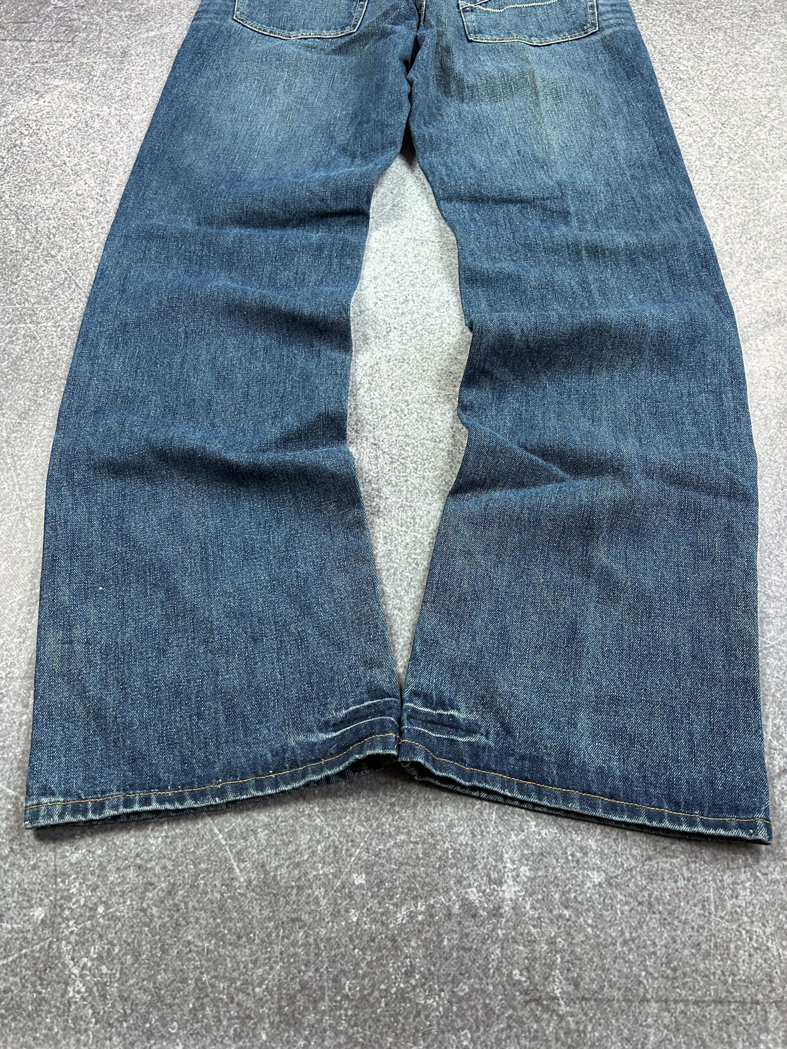 Designer VTG Rick Owens Junya Watanabe Style Stone Washed Jeans Size US 32 / EU 48 - 3 Thumbnail