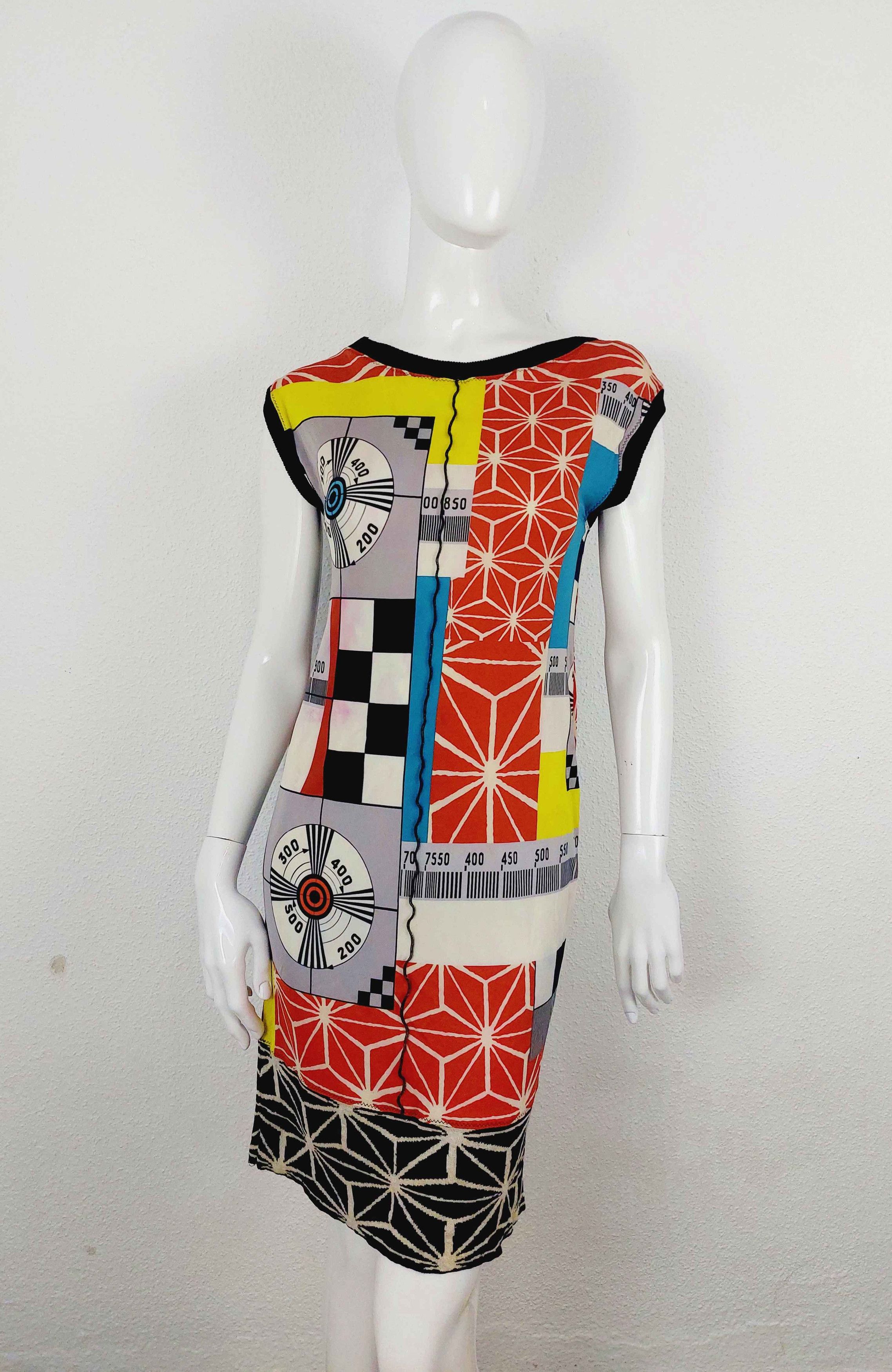 Jean Paul Gaultier Jean Paul Gaultier Scale Numeric Numbers Math Midi Dress Size M / US 6-8 / IT 42-44 - 1 Thumbnail