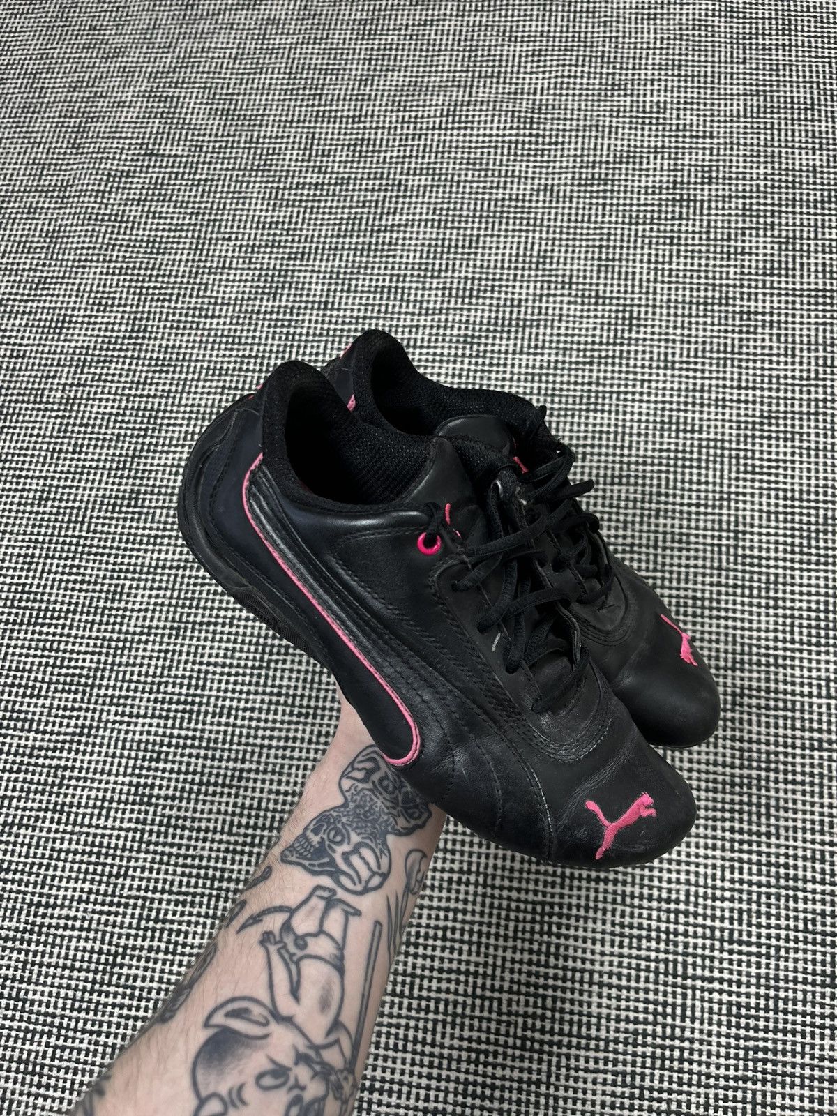Puma × Vintage Puma Y2K vintage og speedcat black pink low profile 
