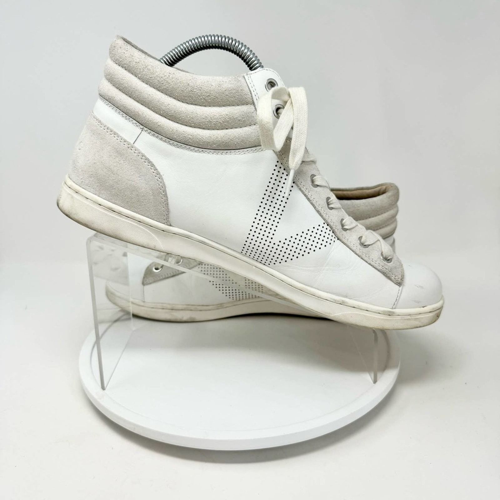 Vionic Vionic Mott Malcom White High Top Comfort Lace Up Sneaker 12 Size US 12 / EU 45 - 4 Thumbnail