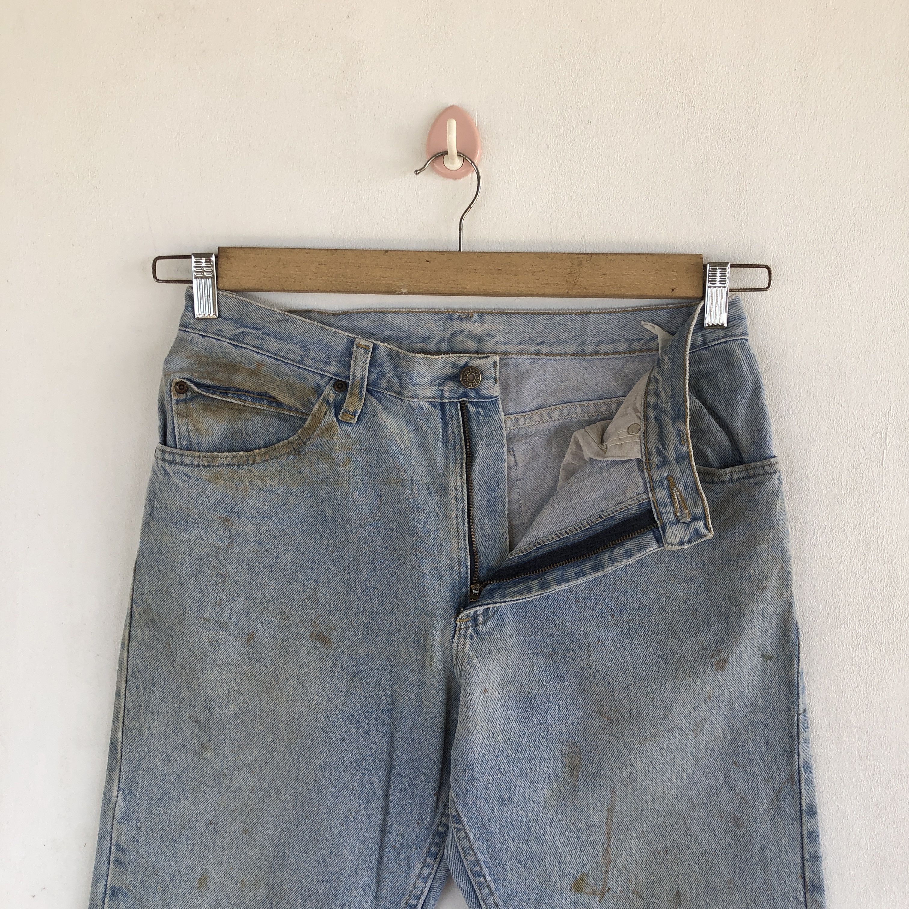 Lee Vintage Lee Jeans Stonewash Dirty Lee Denim Pants Size US 30 / EU 46 - 5 Thumbnail