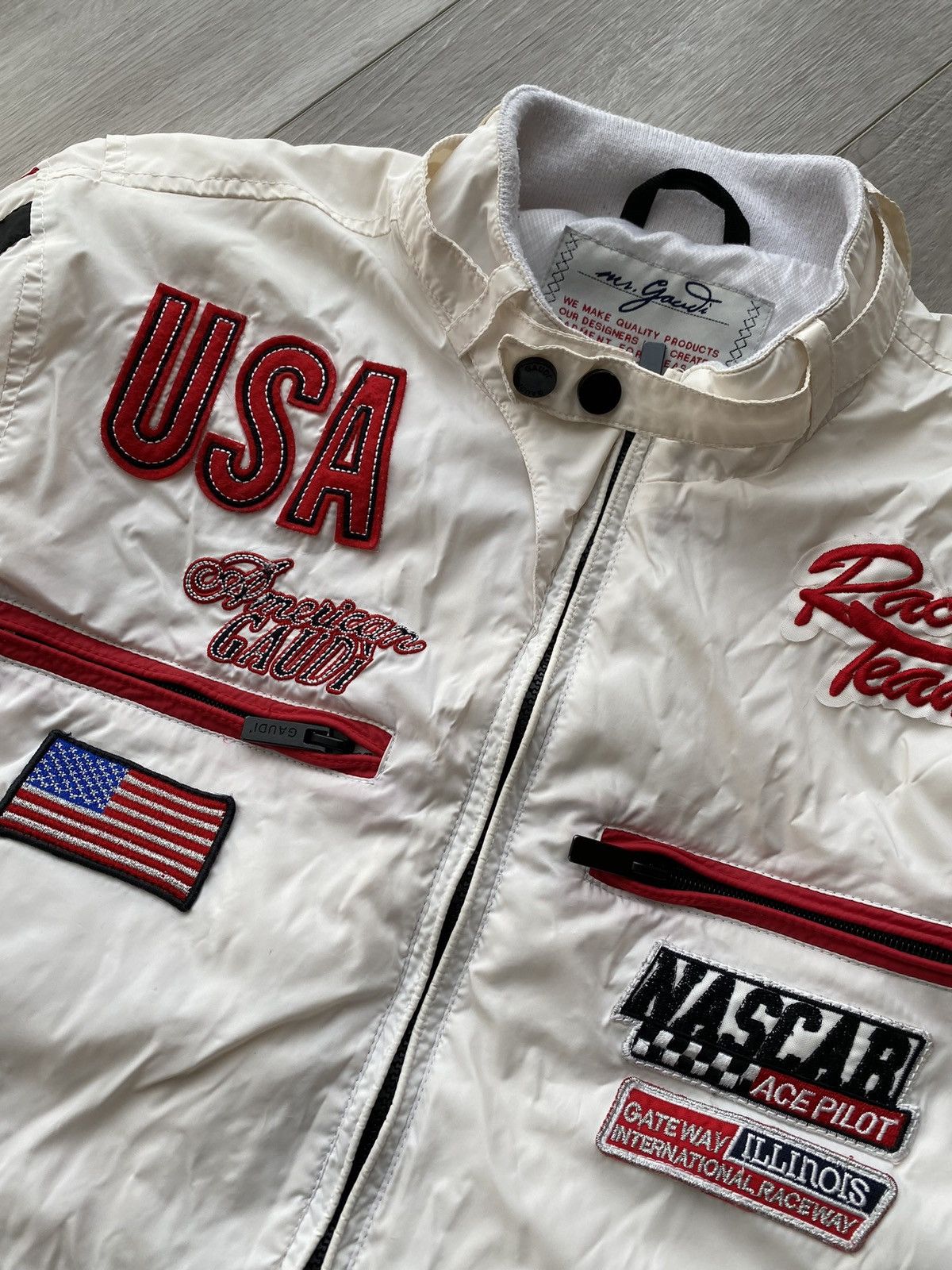 Japanese Brand Vintage High Speed Racing Team Moto Jacket Size US L / EU 52-54 / 3 - 6 Thumbnail