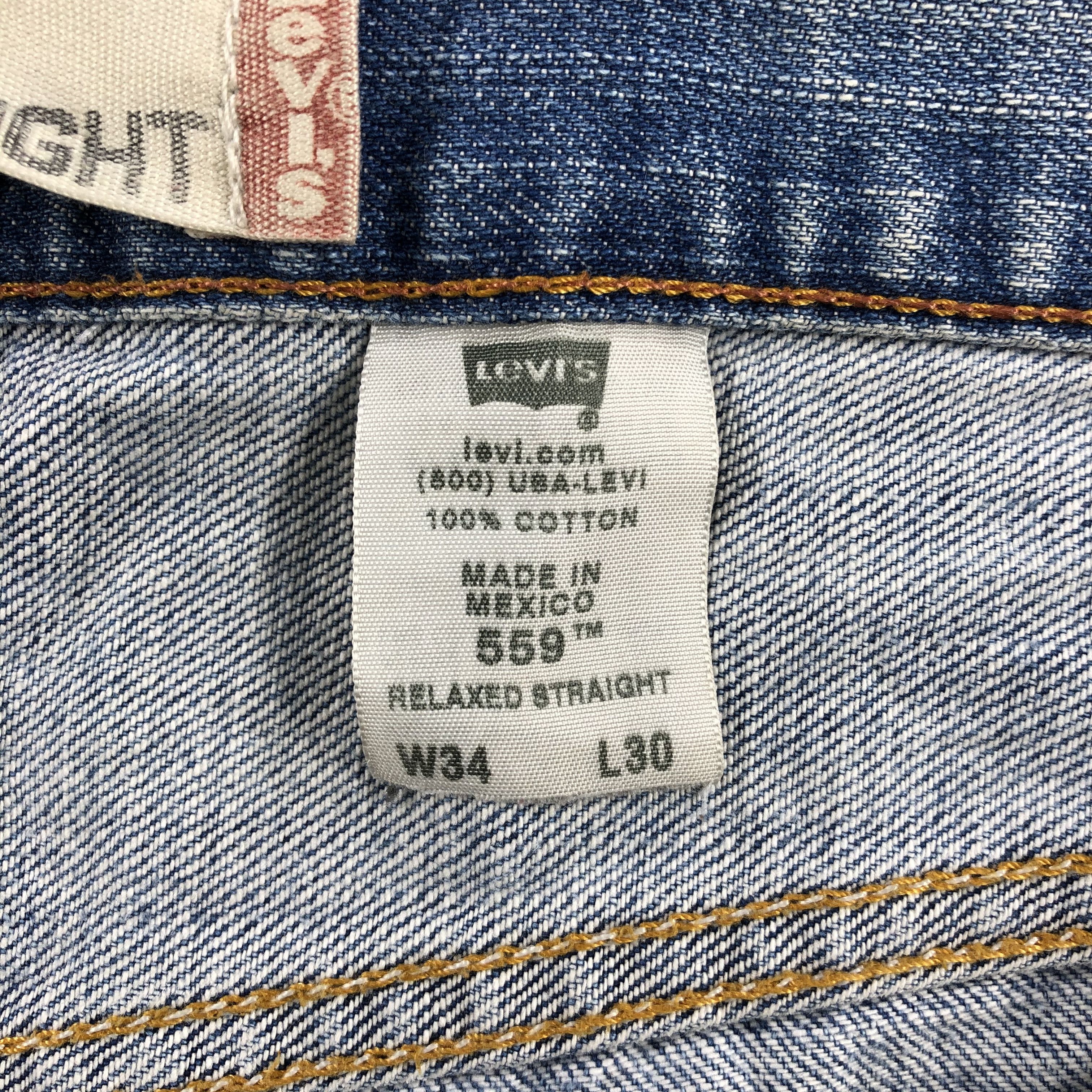 Levi's × Vintage Vintage Blue Wash Levis 559 Jeans-JM1277 Size US 35 - 10 Thumbnail