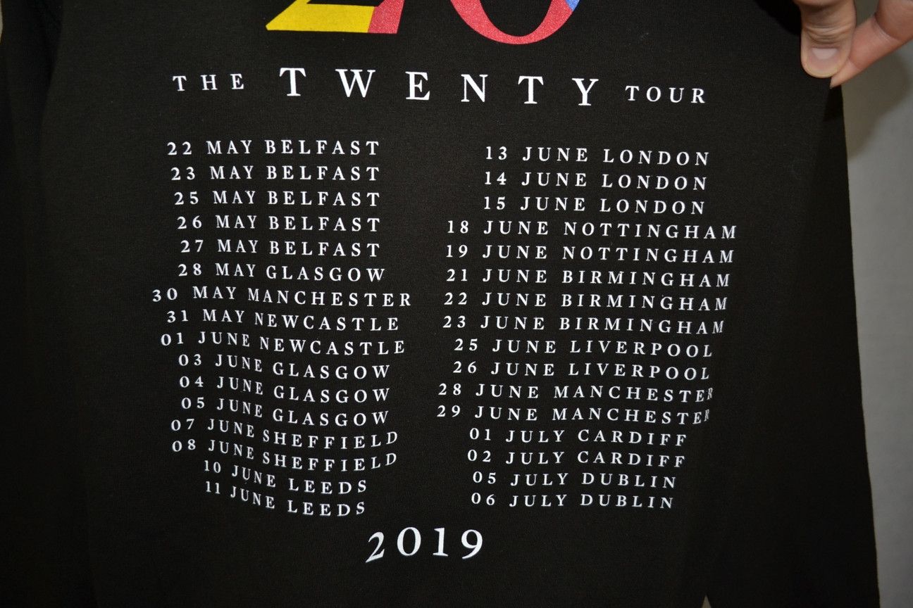 Band Tees Westlife The Twenty Tour 2019 NEW Hoodie Size US L / EU 52-54 / 3 - 4 Thumbnail