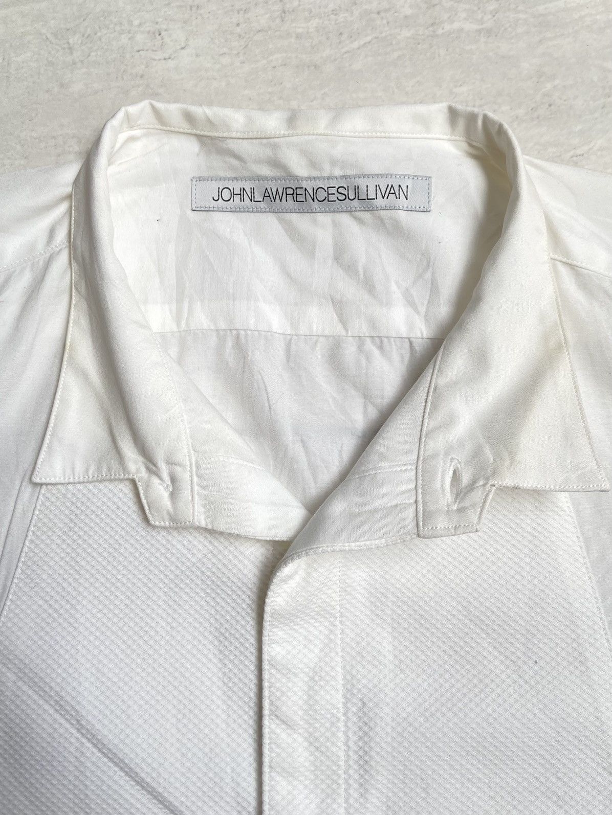 Designer × JOHN LAWRENCE SULLIVAN × Japanese Brand JOHN LAWRENCE SULLIVAN White Shirt Size US S / EU 44-46 / 1 - 5 Thumbnail