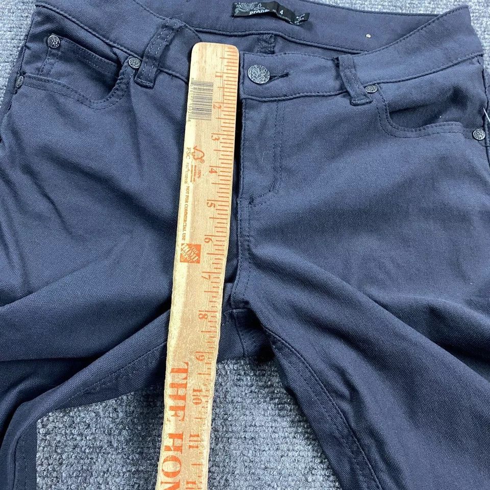 Prana PrAna Pants Women's 4 Gray Skinny Stretch Brena Moto Style Size 27" / US 4 / IT 40 - 4 Thumbnail