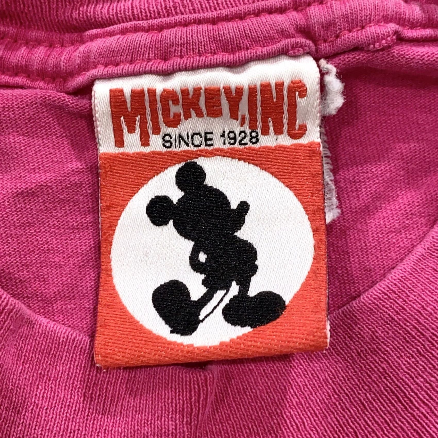 Disney VINTAGE Walt Disney World Cartoon T-Shirt Large/XL Men Pink 90s Mickey Mouse Tigger 80s 90s Cartoon Womens Men Boys Girls Size US L / EU 52-54 / 3 - 5 Thumbnail