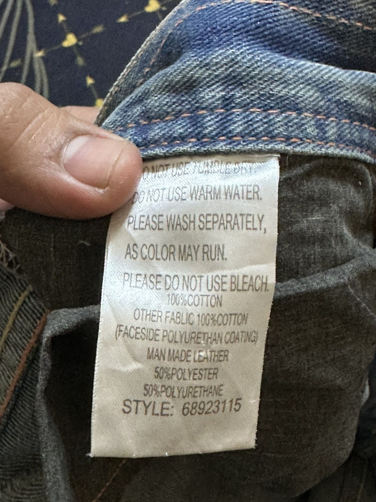 Exhibit66Studios Vintage Exhibisionist Baggy Grunge Ripped Distressed Denim Size US 33 - 8 Thumbnail