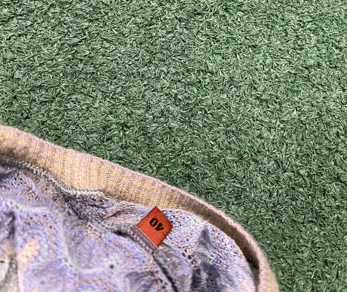 Missoni × Vintage Missoni Orange Label Cardigan Vintage 90s Rayon Wool Size S / US 4 / IT 40 - 4 Thumbnail