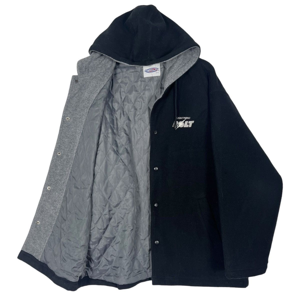 Lightning Bolt × Vintage 90s Vintage Lightning Bolt Fleece Jacket Size US L / EU 52-54 / 3 - 6 Thumbnail
