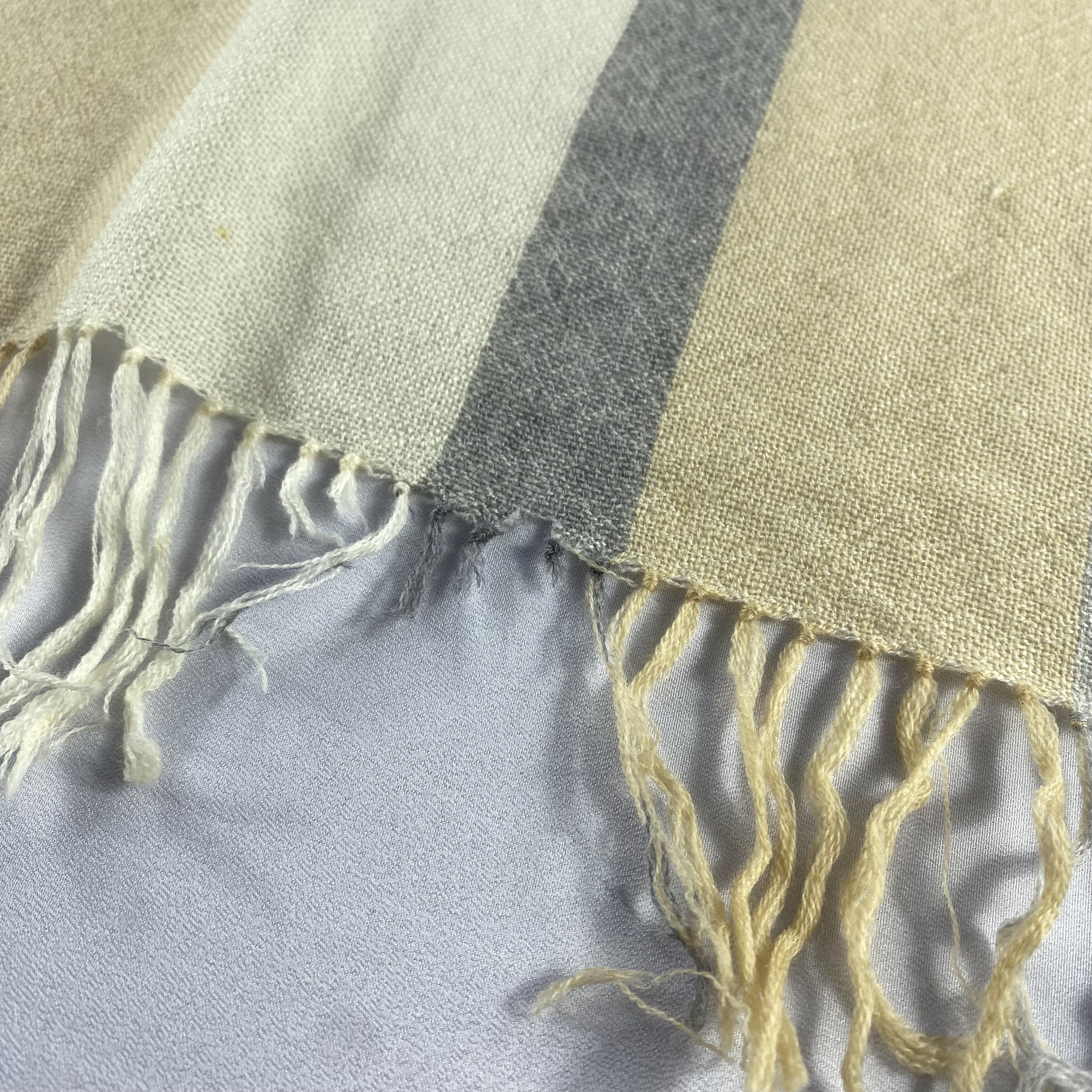 Max Mara Max Mara Stripe Scarf Neck Wrap Wool Muffler Size ONE SIZE - 5 Thumbnail