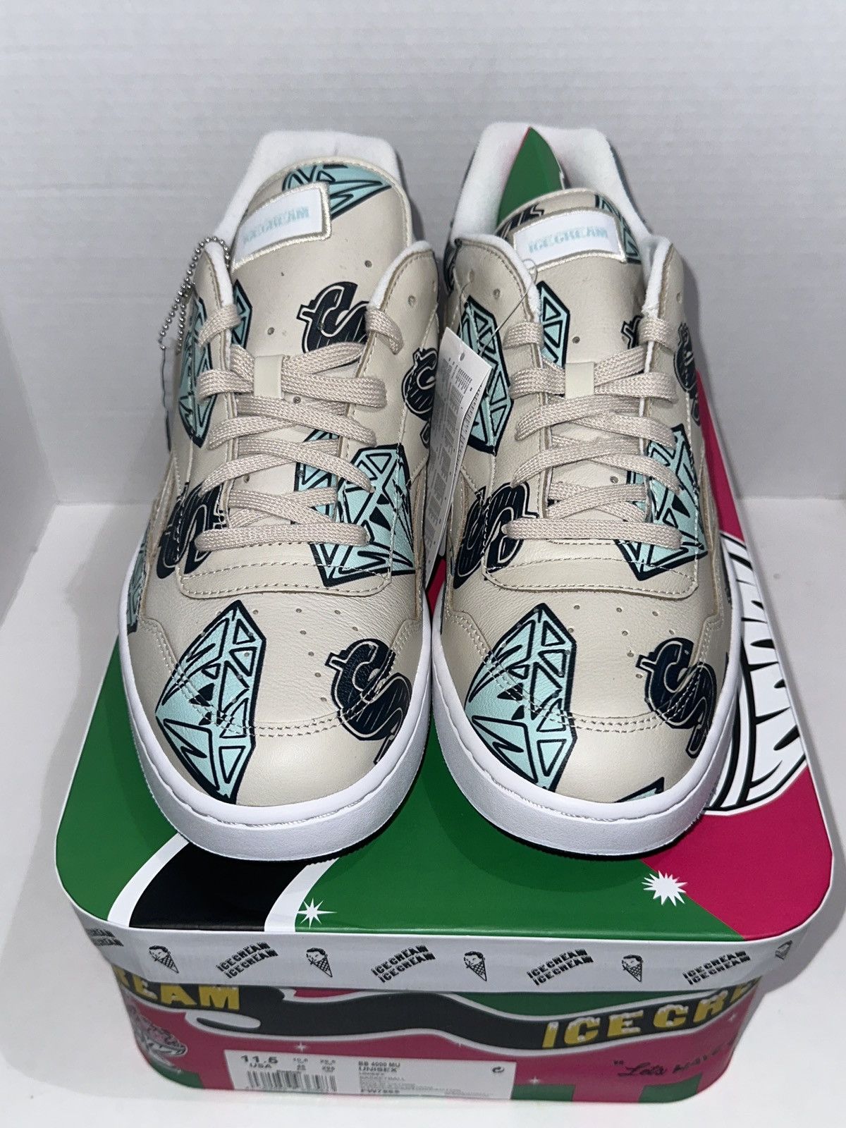 Billionaire Boys Club × Icecream × Reebok BBC ICE CREAM Low Reebok