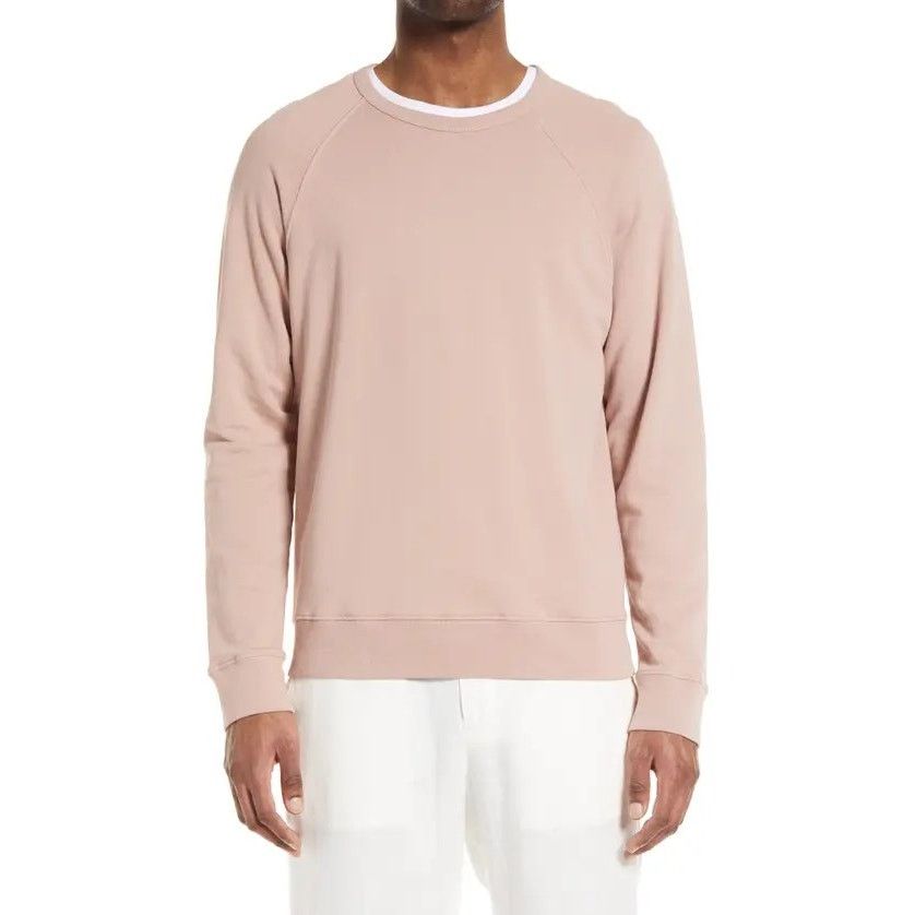 Vince VINCE Garment Dye Sweatshirt In Washed Himalayan L/S Tee L Size US L / EU 52-54 / 3 - 1 Thumbnail