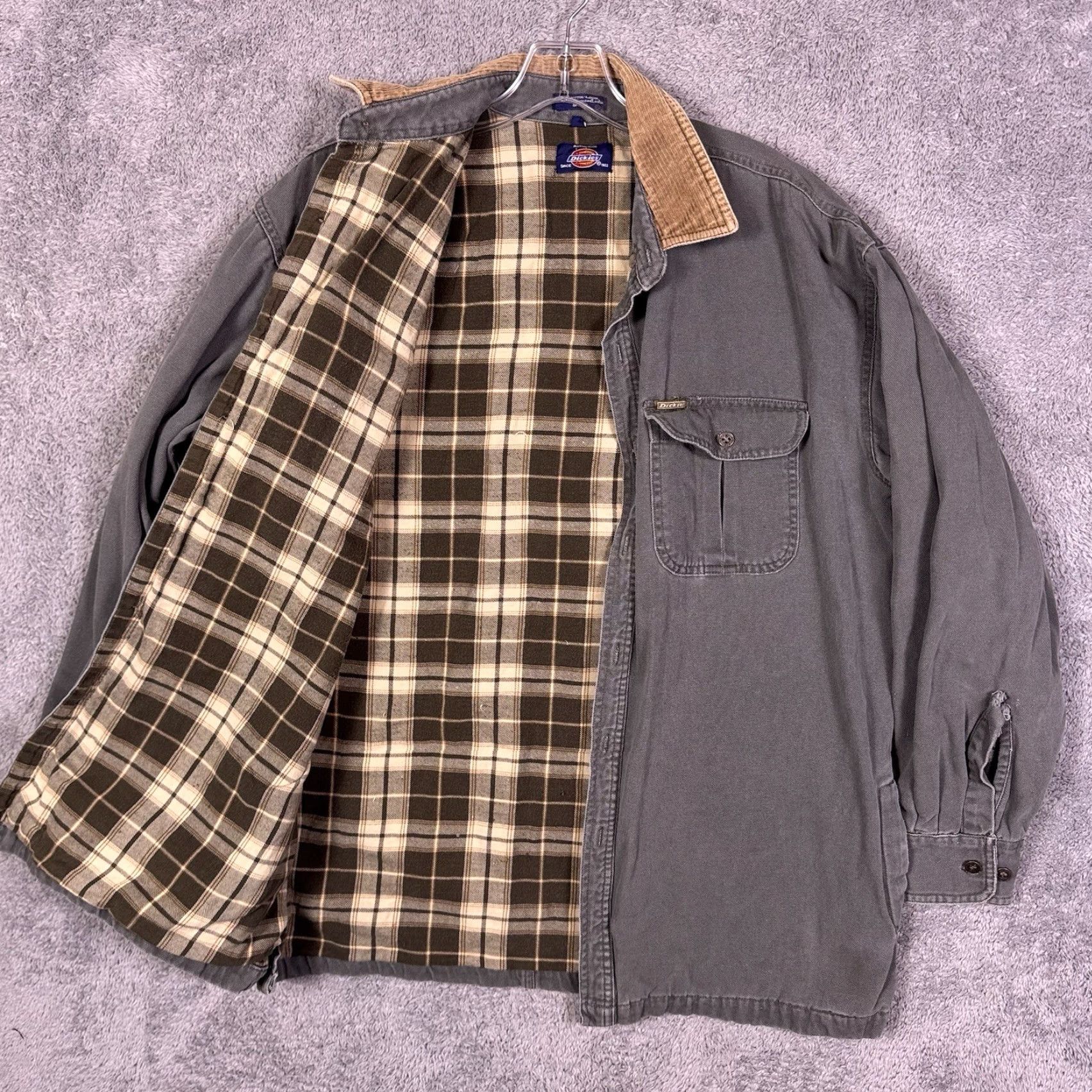 Dickies VINTAGE Dickies Jacket Mens L Chore Barn Workwear Field Utility Shirt Shacket Size US L / EU 52-54 / 3 - 2 Thumbnail