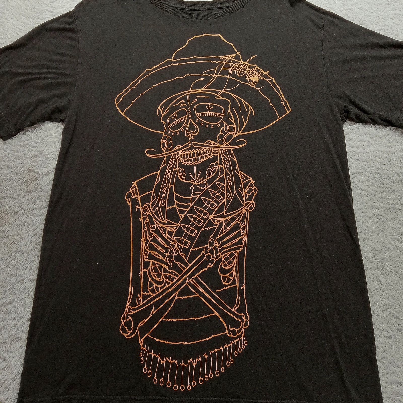 & Other Stories Arbor Pirate T-Shirt L Skelleton Cross Bones Black USA Size US L / EU 52-54 / 3 - 2 Thumbnail