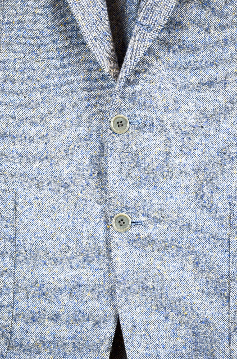 Luigi Borrelli Luigi Borrelli Napoli Blazer – Blue Tweed Wool – Size 52 Size 52R - 5 Thumbnail