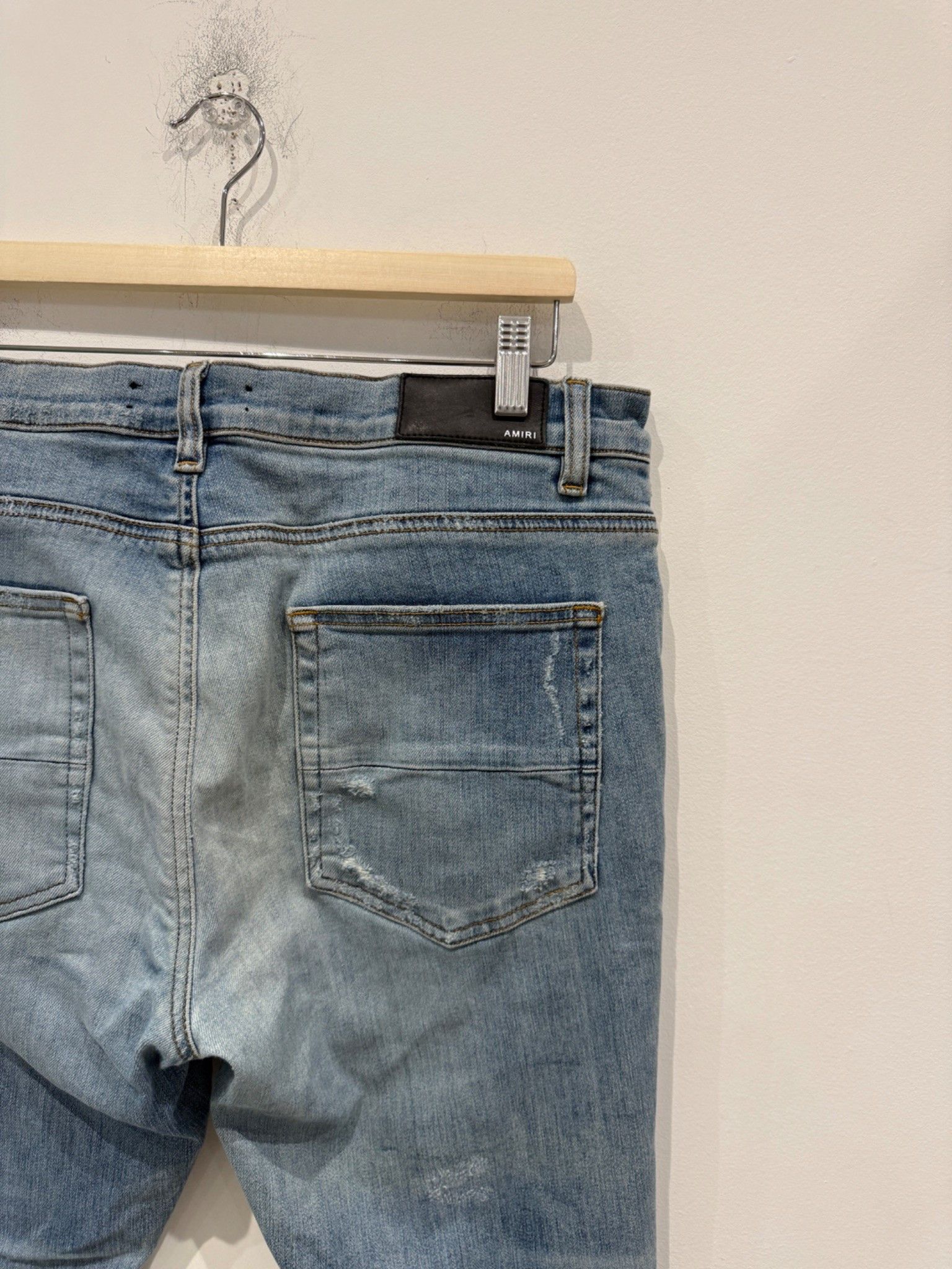 Amiri Amiri Art Patch Jeans Blue Size US 36 / EU 52 - 4 Thumbnail