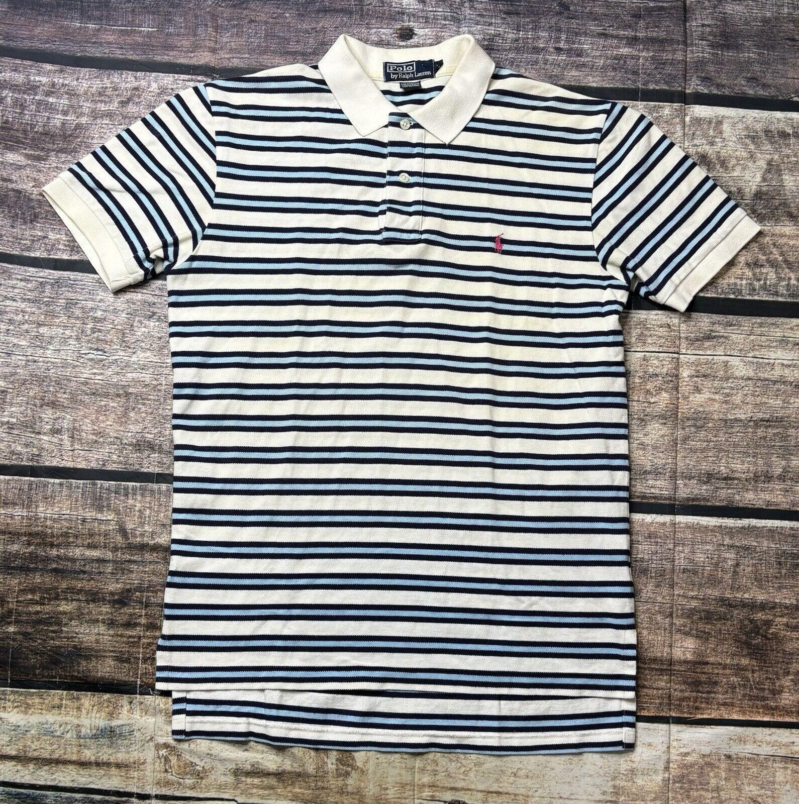 Polo Ralph Lauren VTG Polo Ralph Lauren Polo Shirt Men's Medium Cotton USA Size US M / EU 48-50 / 2 - 1 Thumbnail