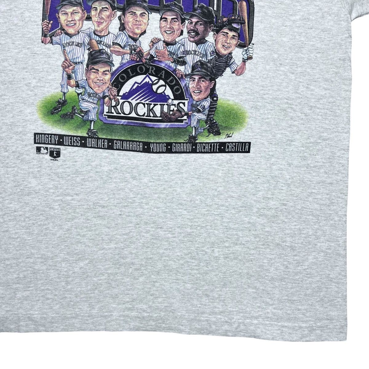 Salem Sportswear 1995 MLB Colorado Rockies Characters Salem Sportswear Tee Size US XL / EU 56 / 4 - 9 Thumbnail