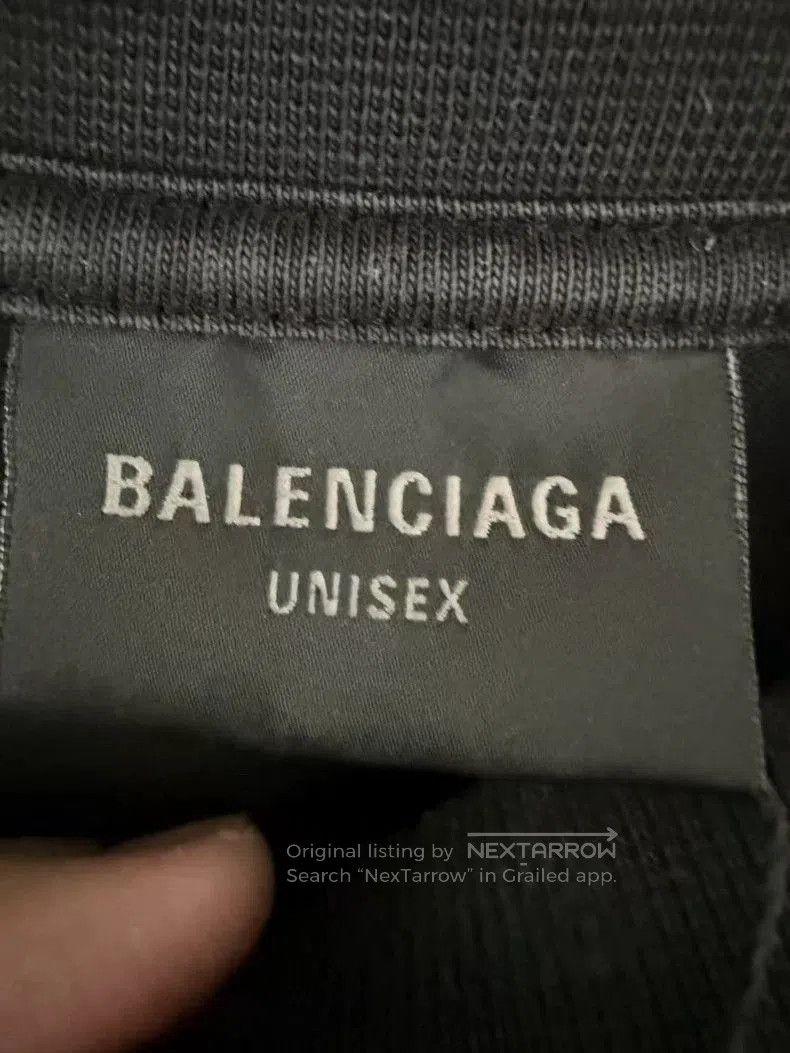 Balenciaga Balenciaga Silver Tape Short Sleeve T. Size US XS / EU 42 / 0 - 3 Thumbnail