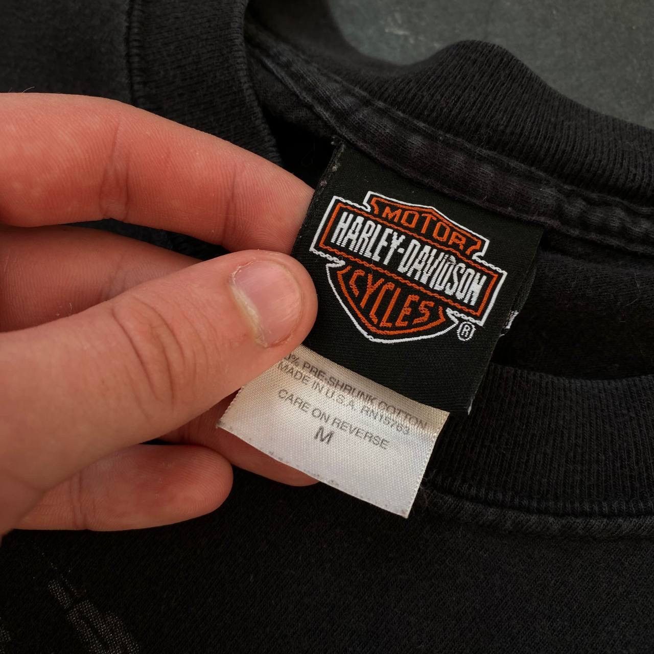 Harley Davidson × Vintage Vintage Harley Davidson 2009 Big Crazy Logo bike tee Size US M / EU 48-50 / 2 - 8 Thumbnail