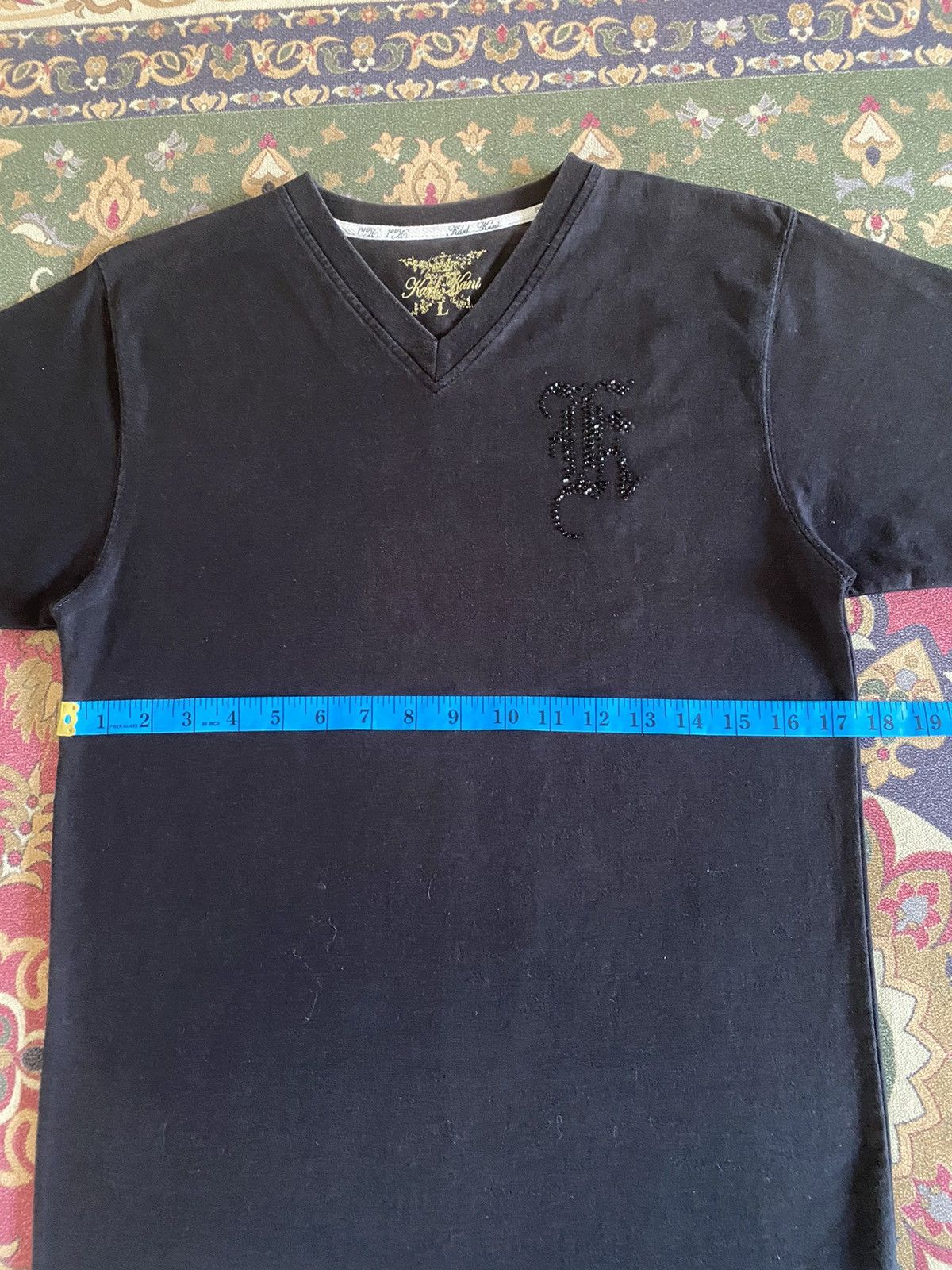 Japanese Brand Japanese Brand Karl Kani V Neck T-Shirt Size US S / EU 44-46 / 1 - 10 Thumbnail