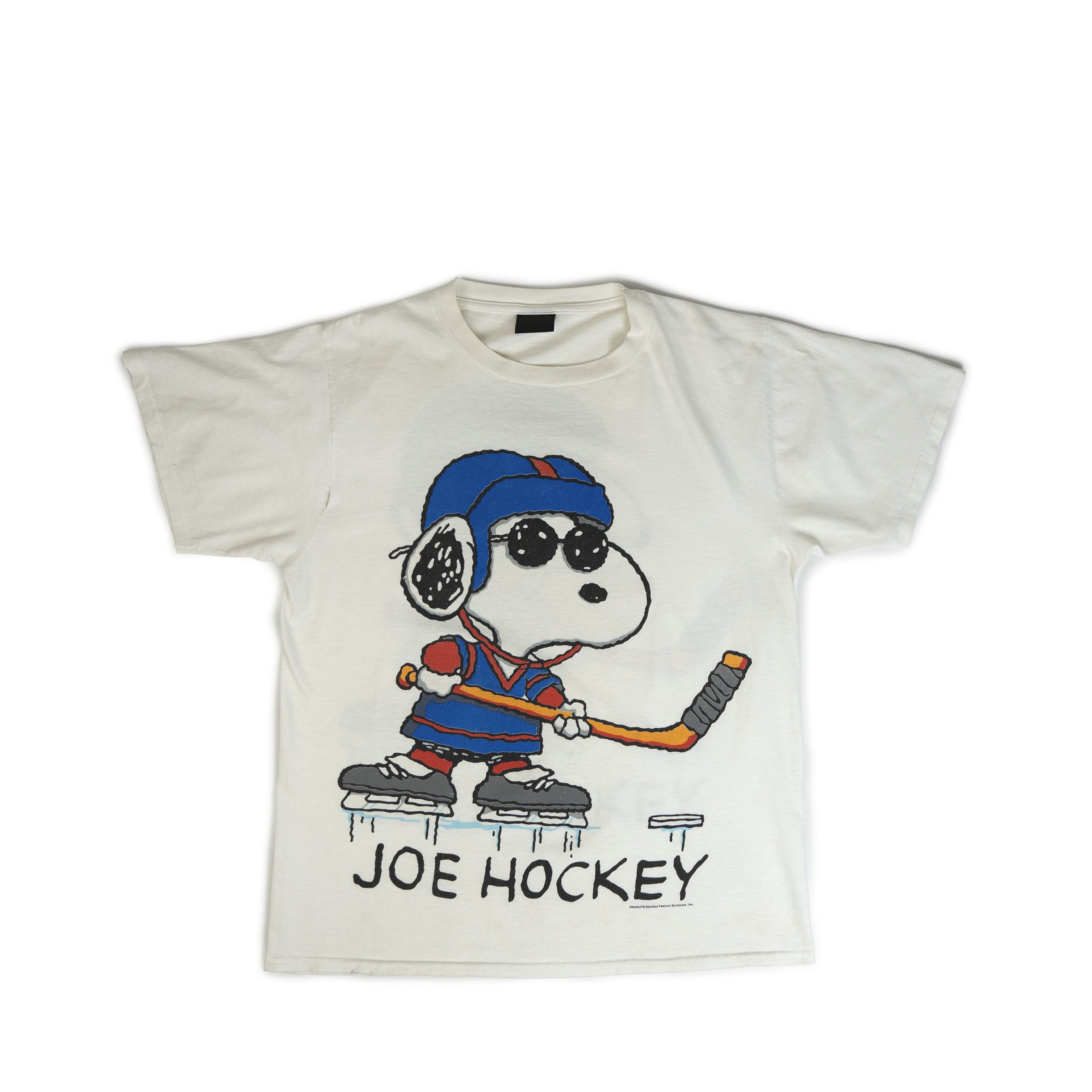 Changes Vintage 1990's Snoopy Joe Hockey Tee Shirt Size US L / EU 52-54 / 3 - 1 Thumbnail