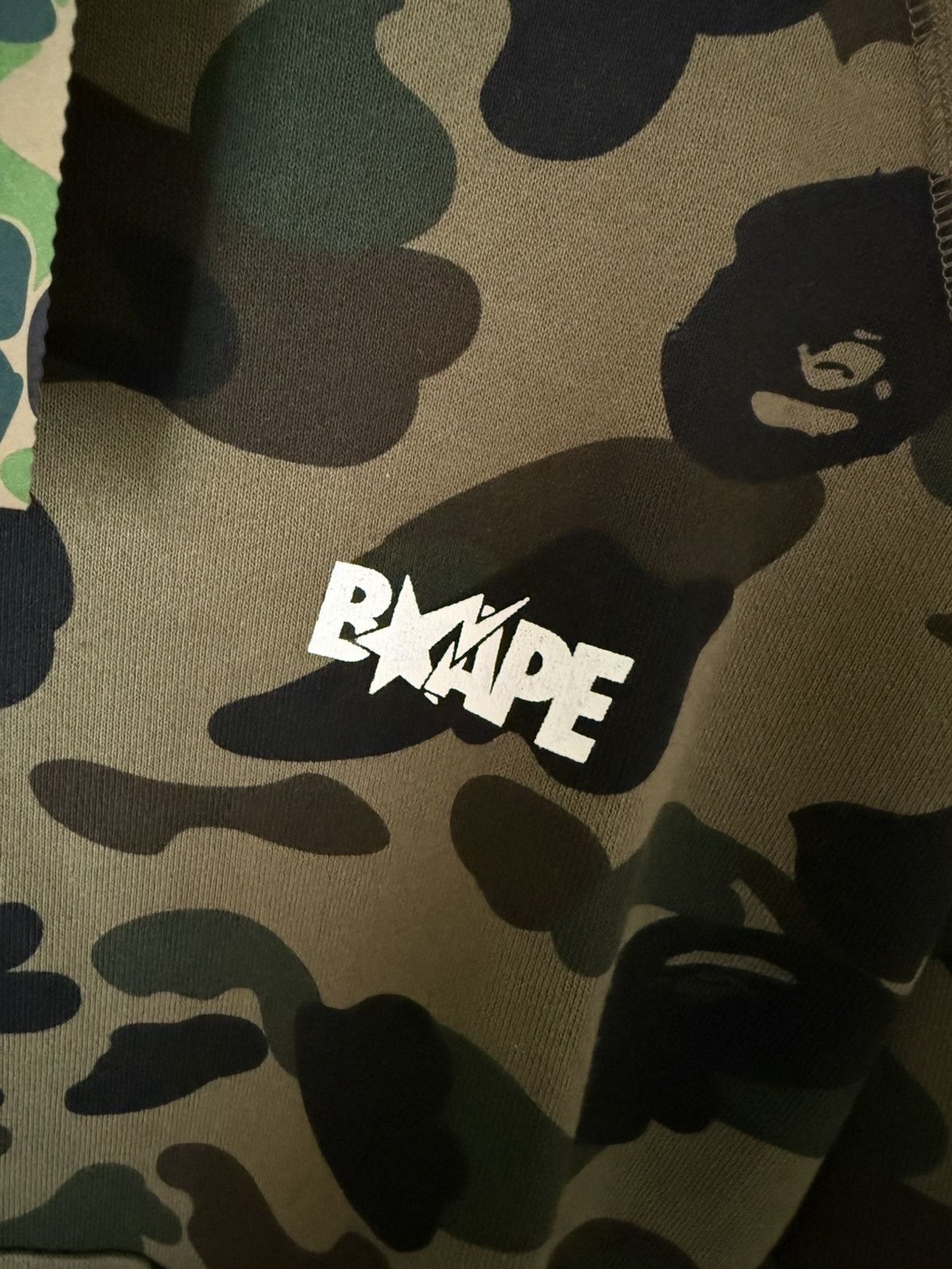 Bape BAPE Green Camo Hoodie. Fleece Lined/Side Zippers. NWT Rare Size US L / EU 52-54 / 3 - 5 Thumbnail