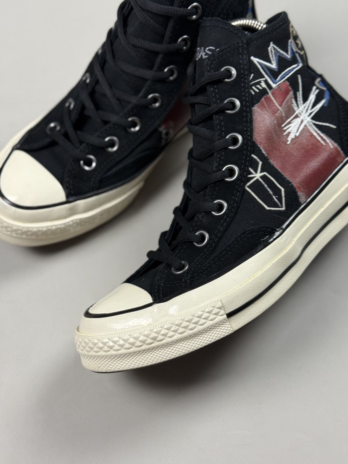 Converse Converse Jean-Michel Basquiat Chuck Taylor High Top Sneakers Size US 7 / IT 37 - 15 Thumbnail