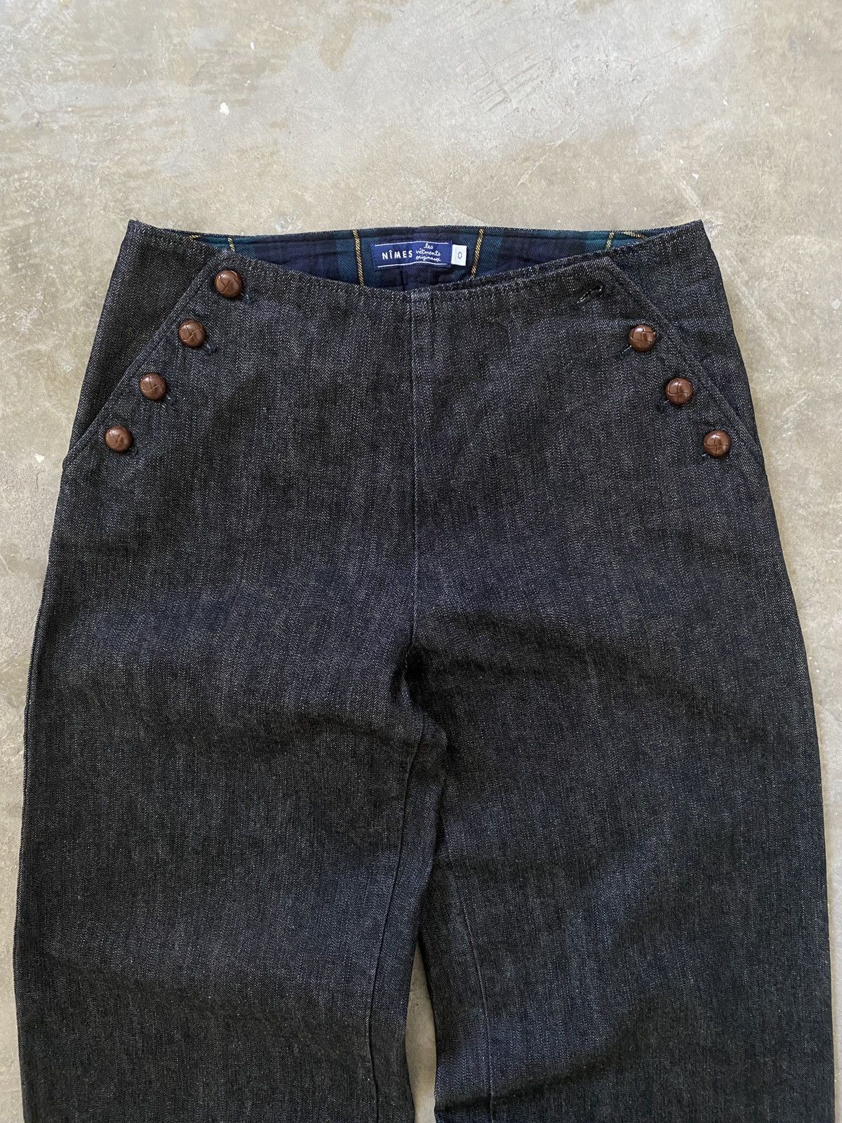Japanese Brand Nimes Japan Sailor Kapital Style Denim Size US 27 - 3 Thumbnail