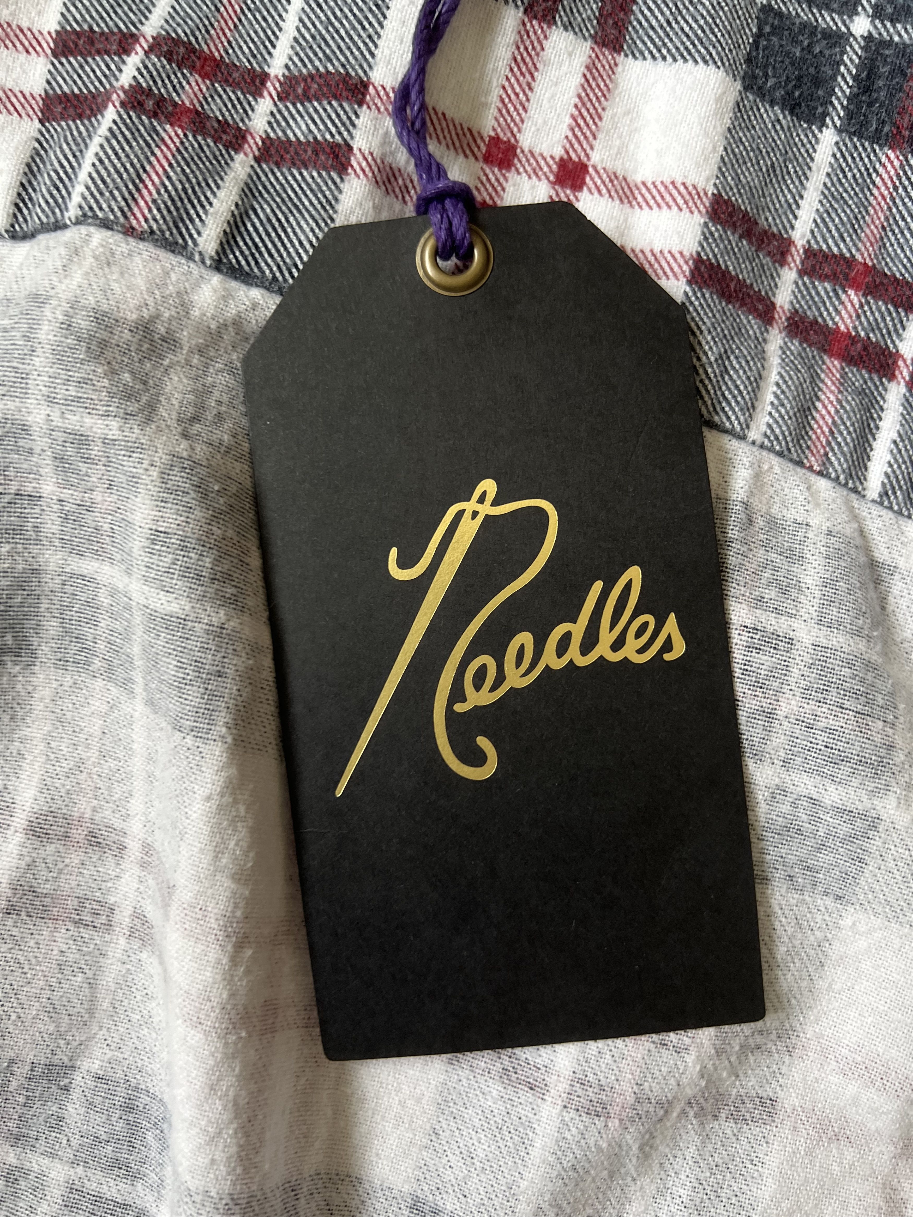 Needles 💚 1/1 Rebuild by Needles 7 Cuts Wide Flannel Shirt NEW Size US M / EU 48-50 / 2 - 11 Thumbnail
