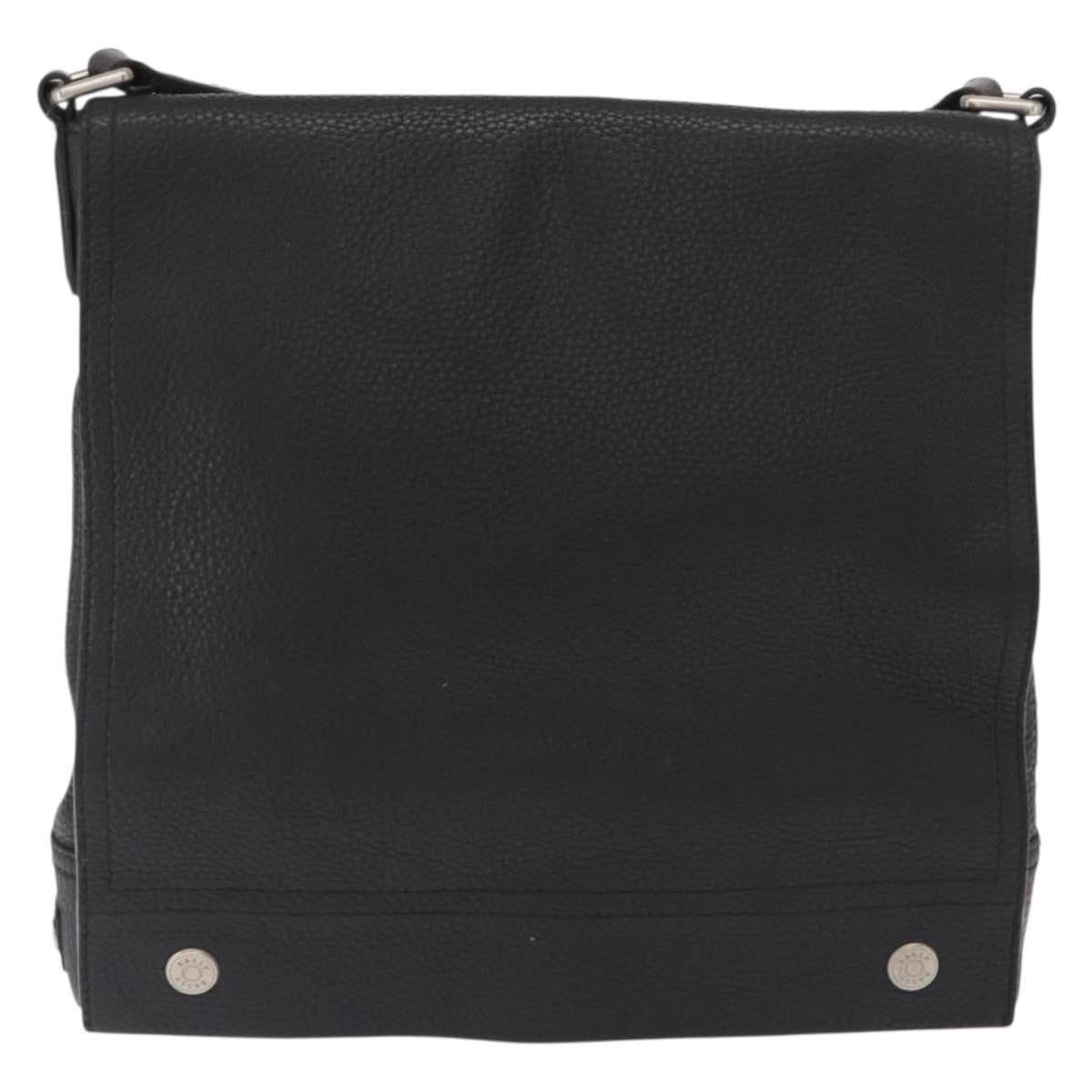 Bally Leather Shoulder Bag Black, Men's