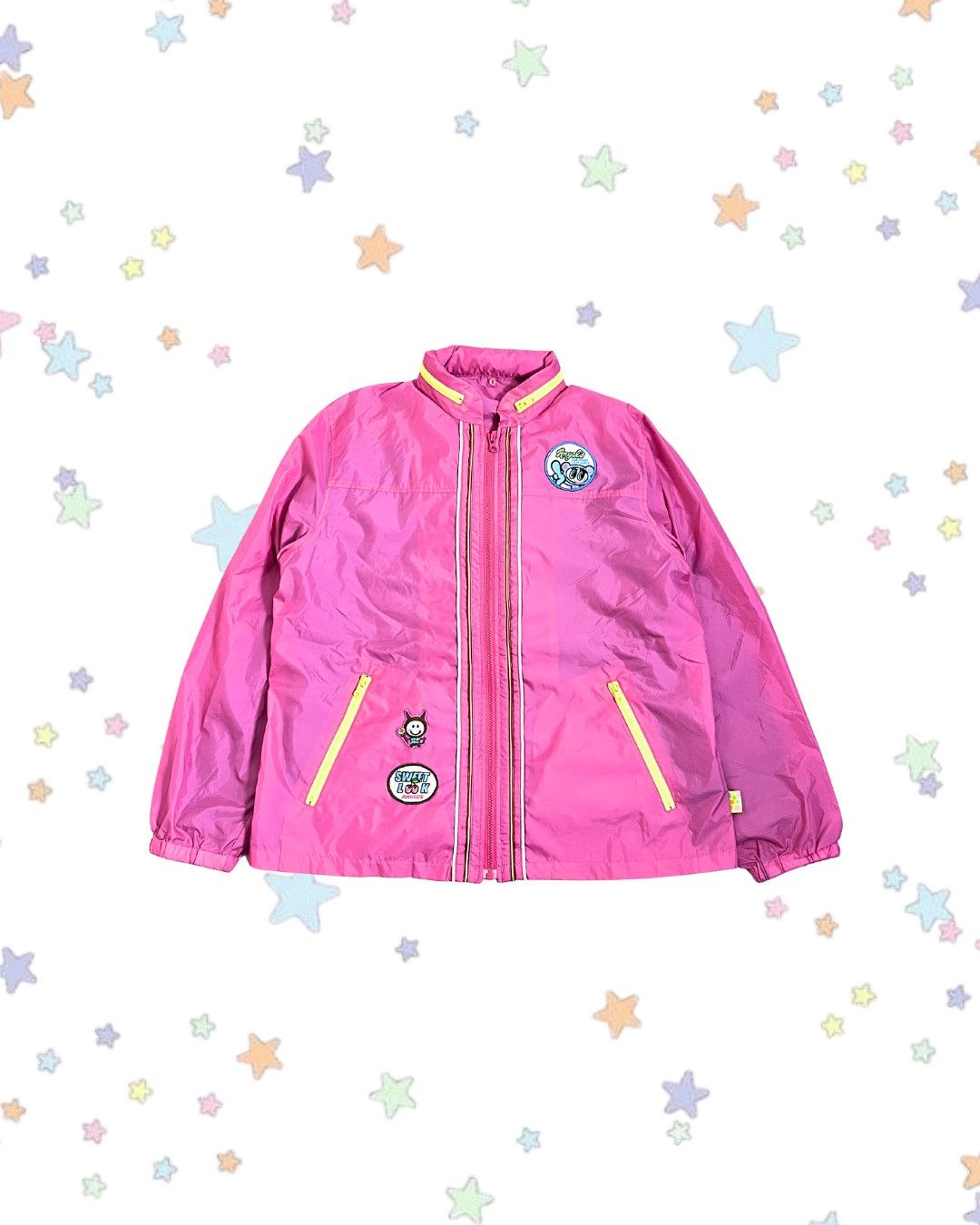 Angel Blue Angel Blue Sweet Look Multi Graphic Hooded Jacket Size M / US 6-8 / IT 42-44 - 1 Thumbnail