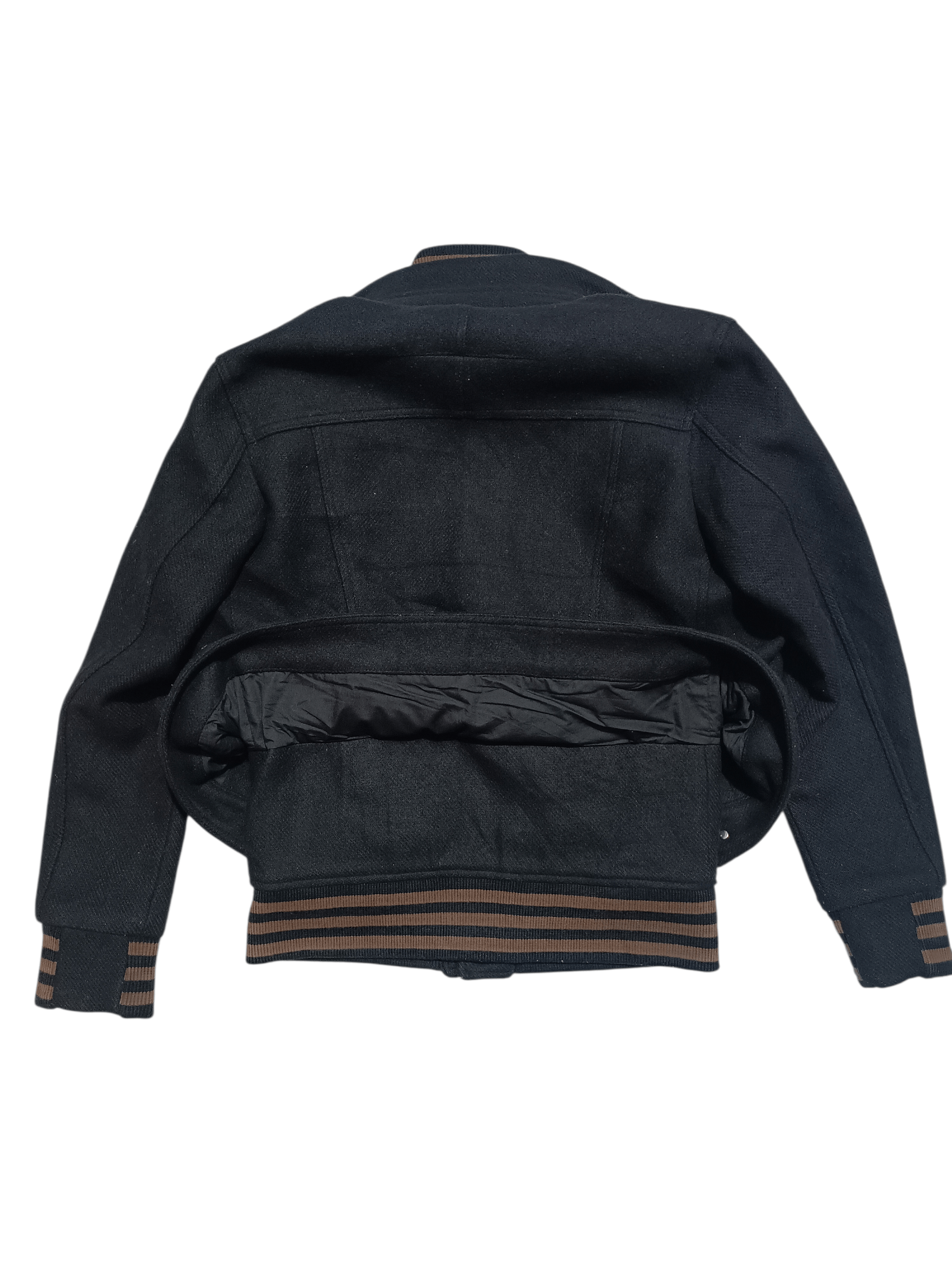 Japanese Brand Varsity Trucker Double Layer Wool Jacket Size US M / EU 48-50 / 2 - 10 Thumbnail
