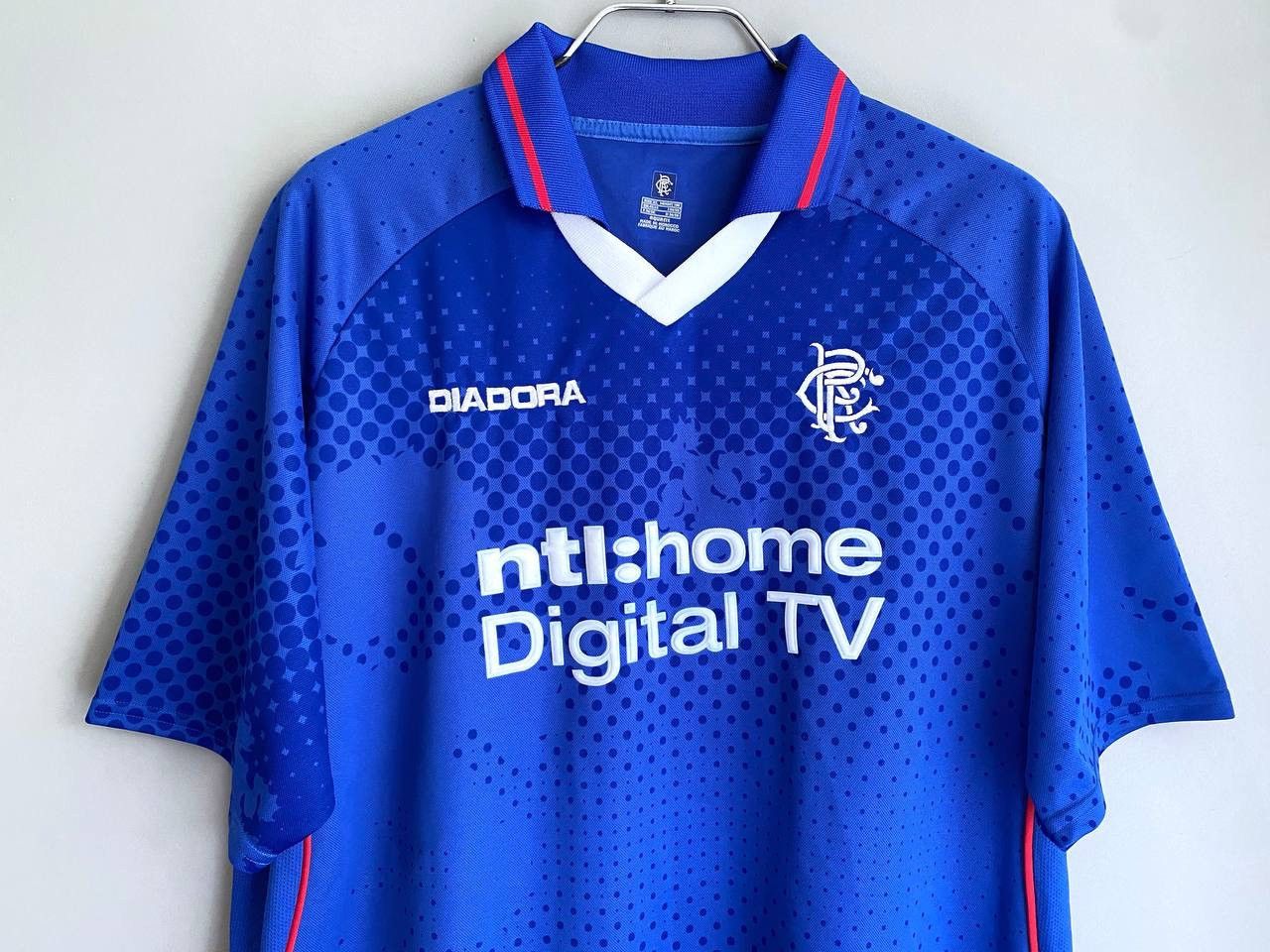 Diadora Diadora FC Glasgow Rangers 2002/03 Home Soccer Jersey, XL Size US XL / EU 56 / 4 - 3 Thumbnail