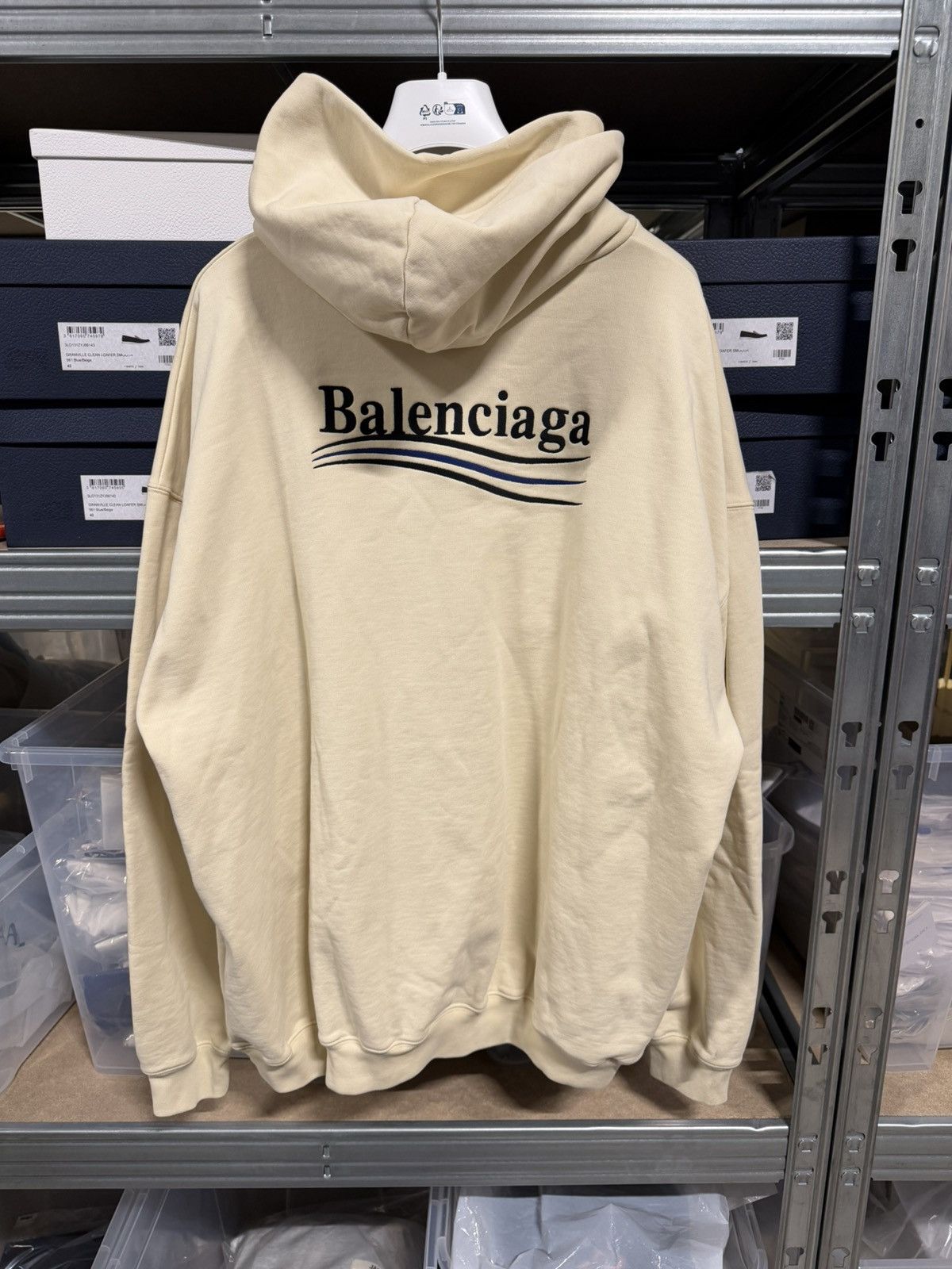 Balenciaga Balenciaga Campaign Political Embroidery Hoodie NEW 1300$ Size US XL / EU 56 / 4 - 1 Thumbnail
