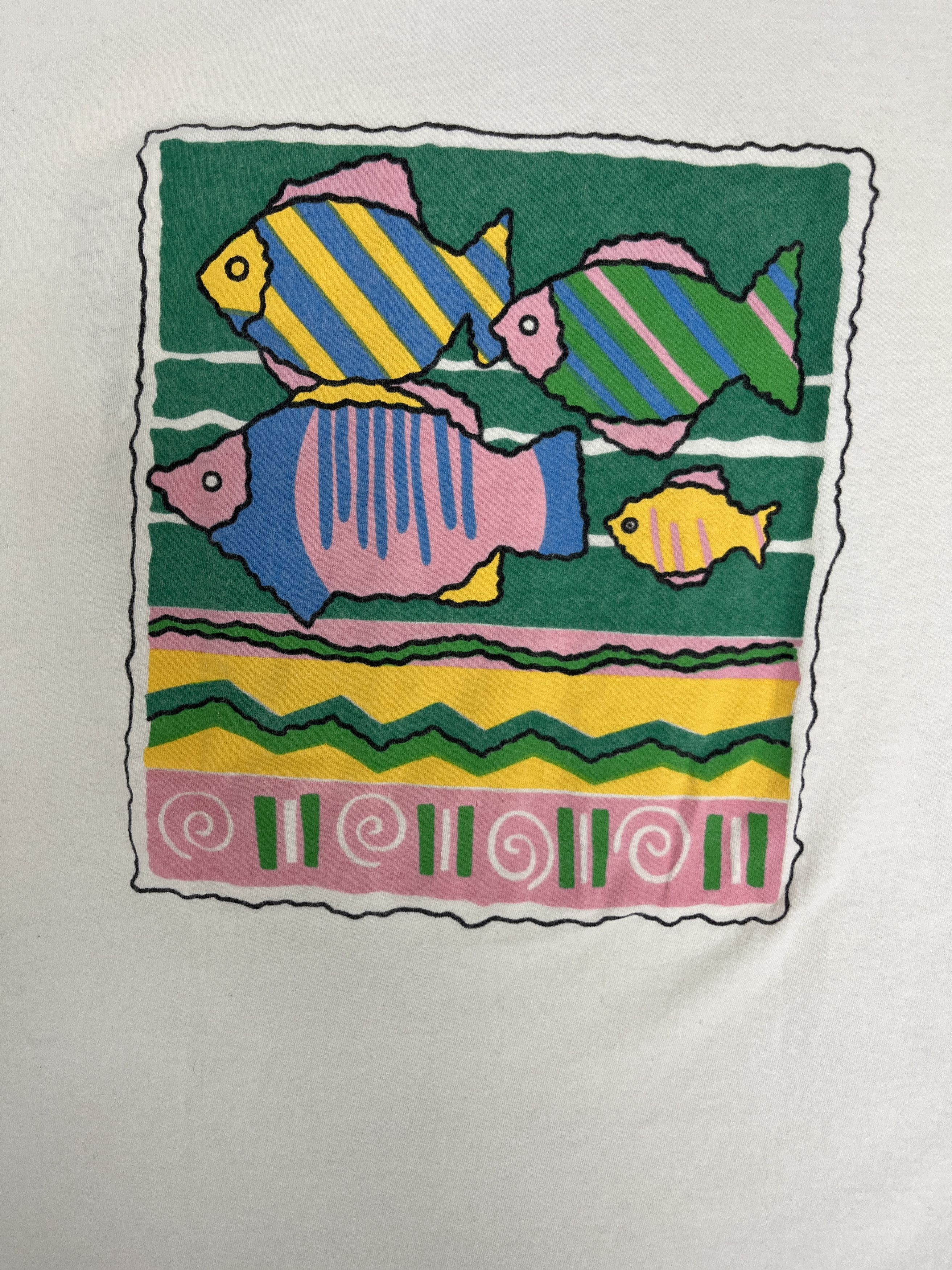 Vintage Cayman Islands Fish Vintage Tourist White T-Shirt Size US M / EU 48-50 / 2 - 5 Thumbnail
