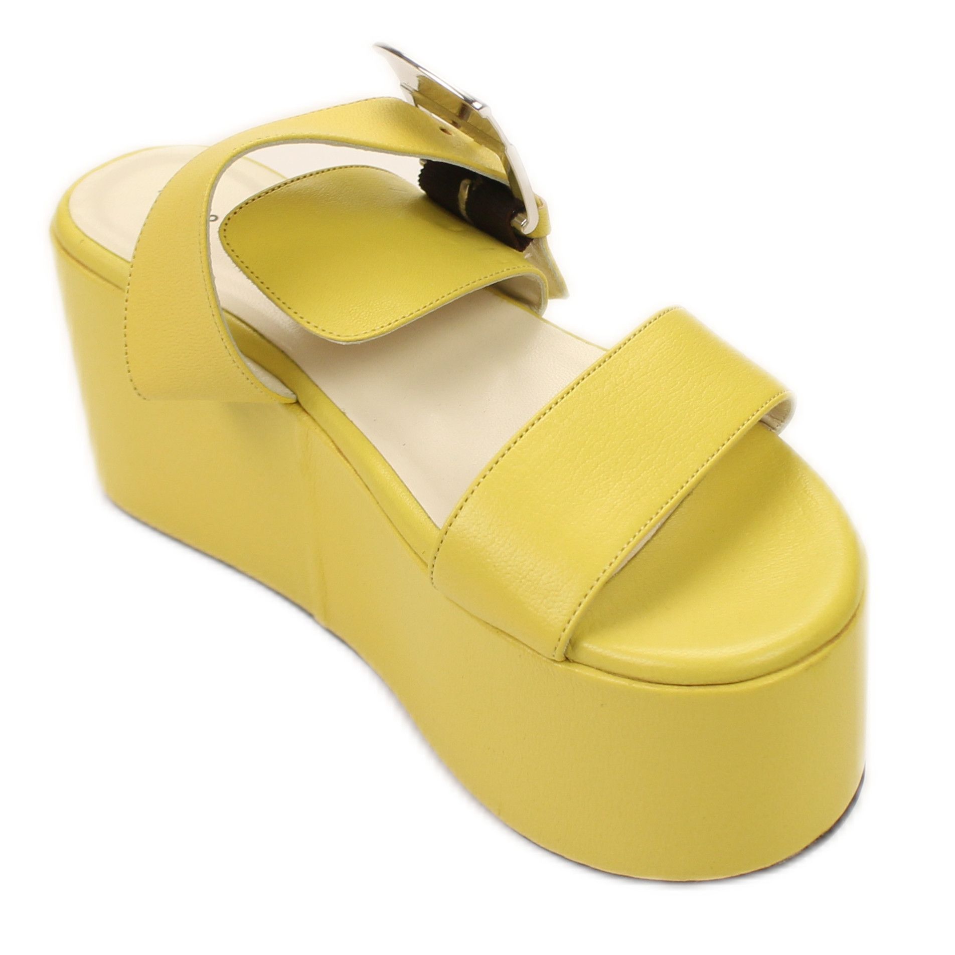 image of Simon Miller Sea Lemon Coaster Platform Sandals Size 36, Women's