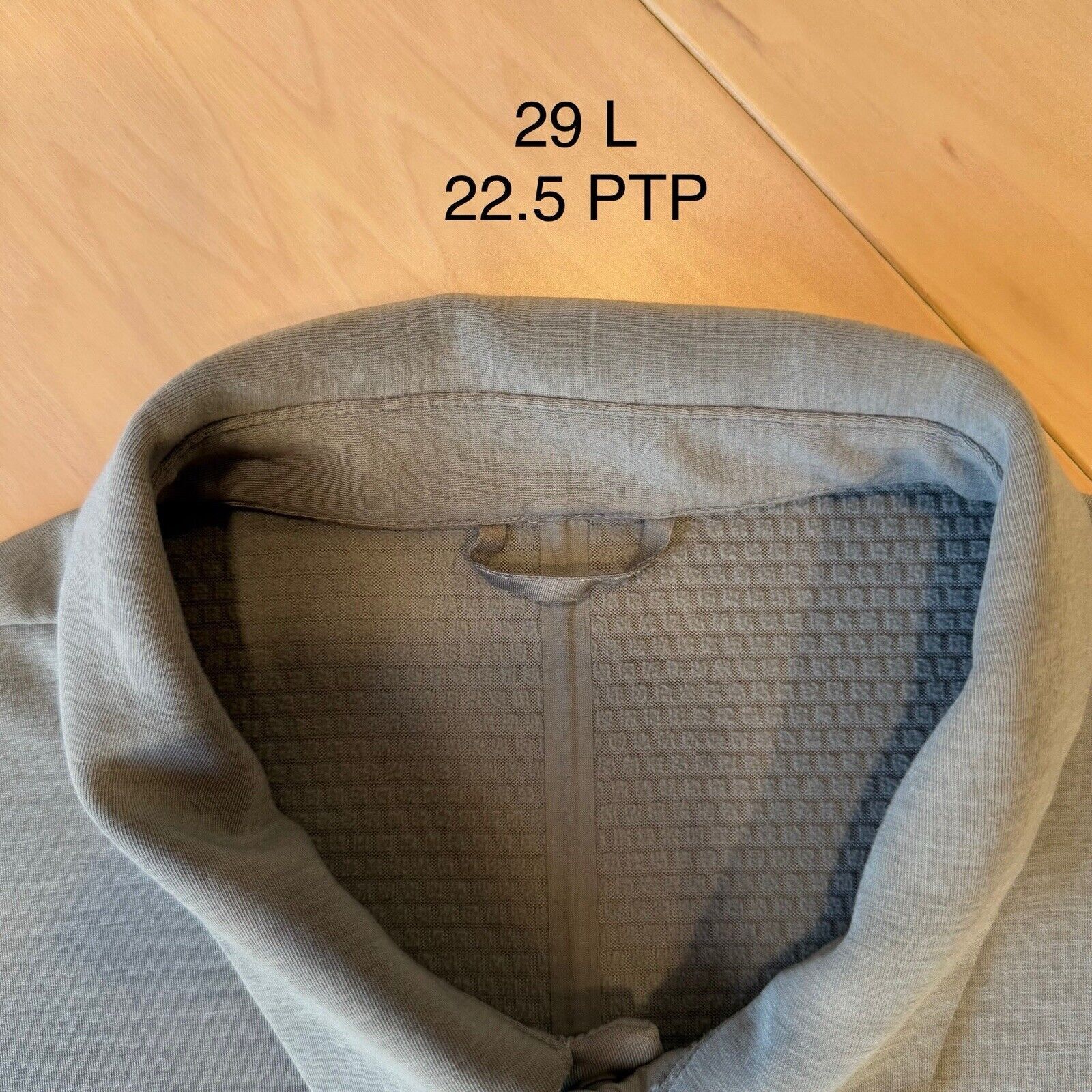 Lululemon Lululemon Gridliner Overshirt L Stone Casual Workwear Size US L / EU 52-54 / 3 - 7 Thumbnail
