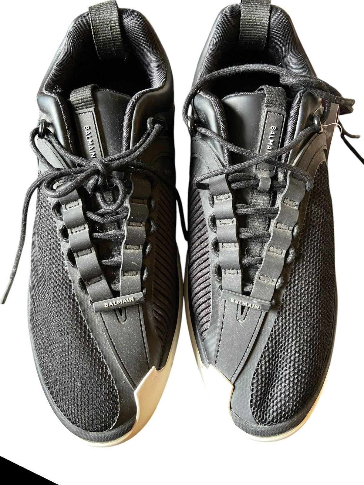 Balmain Balmain B Court T Asymmetric "Chunky" sneakers Size US 12 / EU 45 - 4 Thumbnail