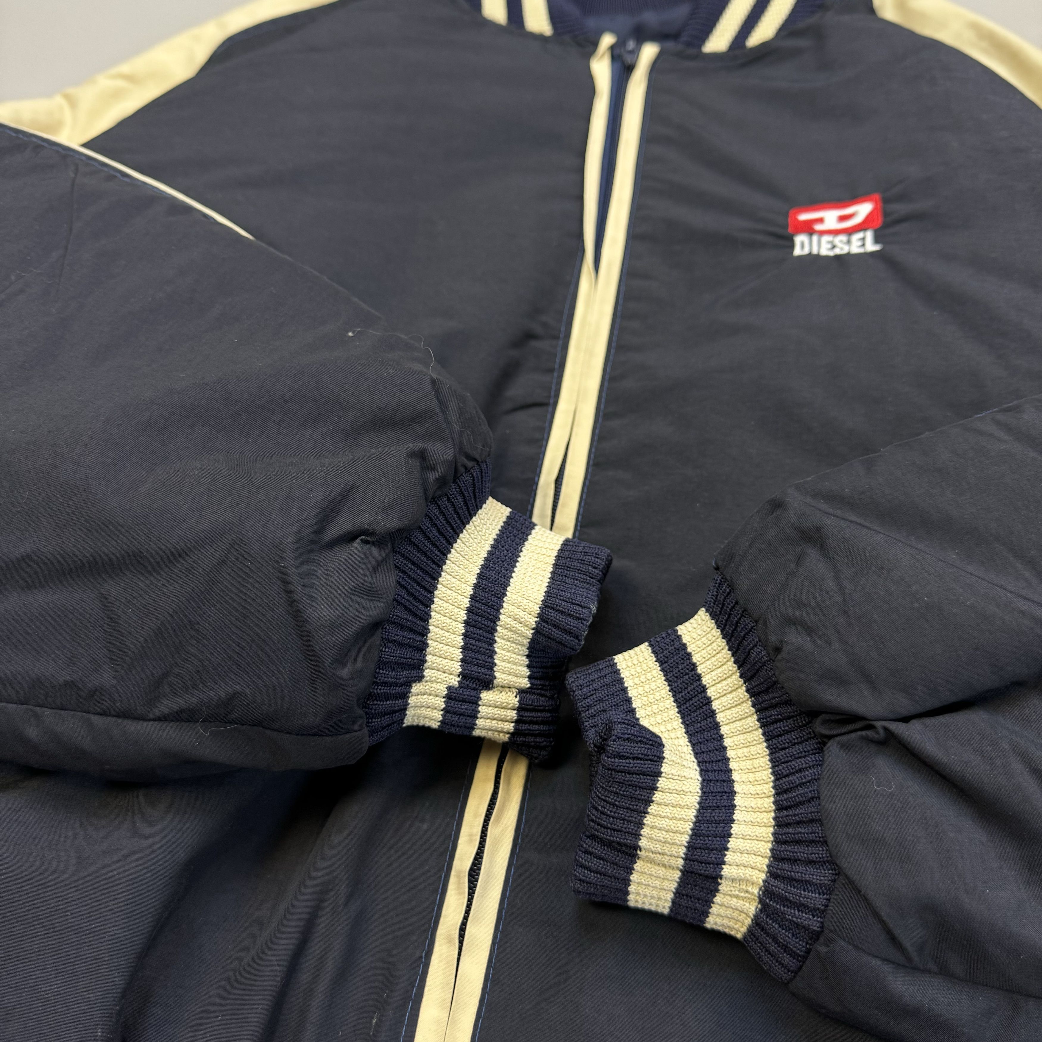 Diesel × Vintage DIESEL VINTAGE BIG LOGO BOMBER JACKET BOOT NYLON Y2K Size US S / EU 44-46 / 1 - 6 Thumbnail