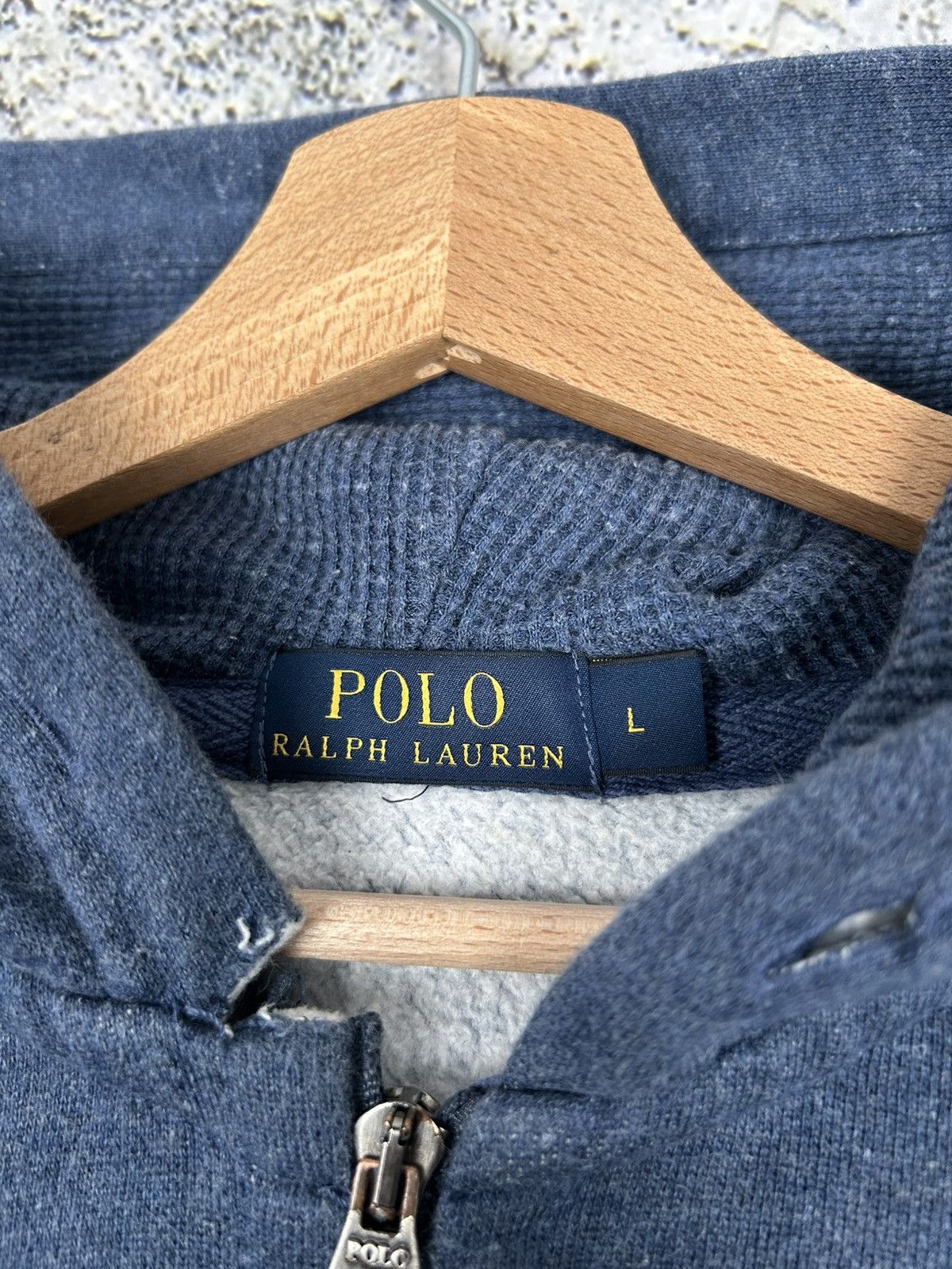 Polo Ralph Lauren Vintage Polo Ralph Lauren Zip Hoodie Baggy Boxy Rap Skate Size US L / EU 52-54 / 3 - 4 Thumbnail