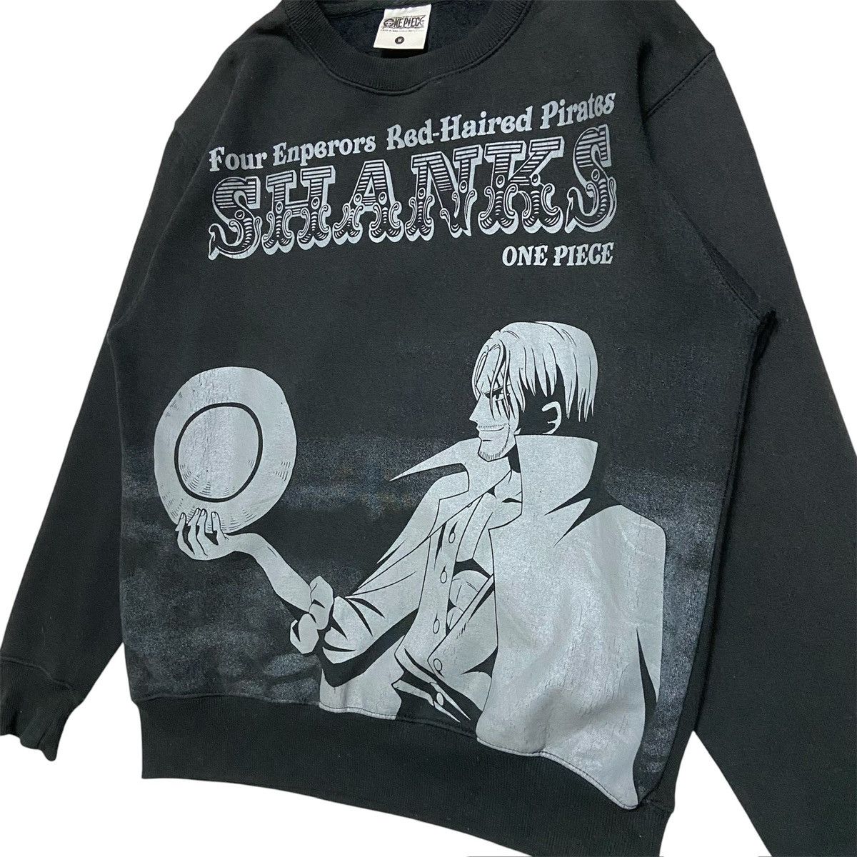 Japanese Brand × One Piece × Vintage Shanks One Piece Crewneck Sweatshirt Size US M / EU 48-50 / 2 - 2 Thumbnail