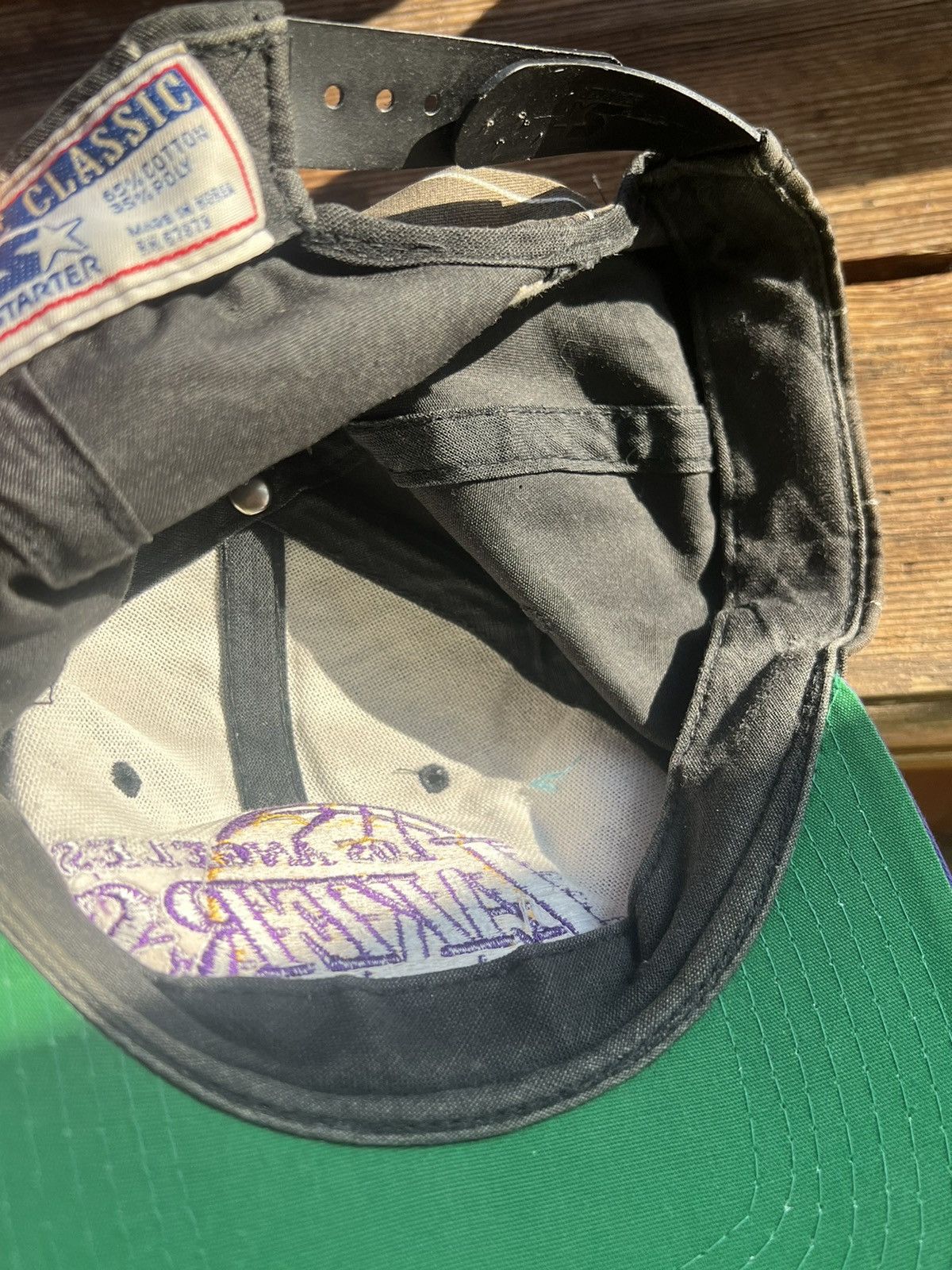 NBA Vintage 90s LOS ANGELES LA LAKERS Starter Cap Size ONE SIZE - 17 Thumbnail