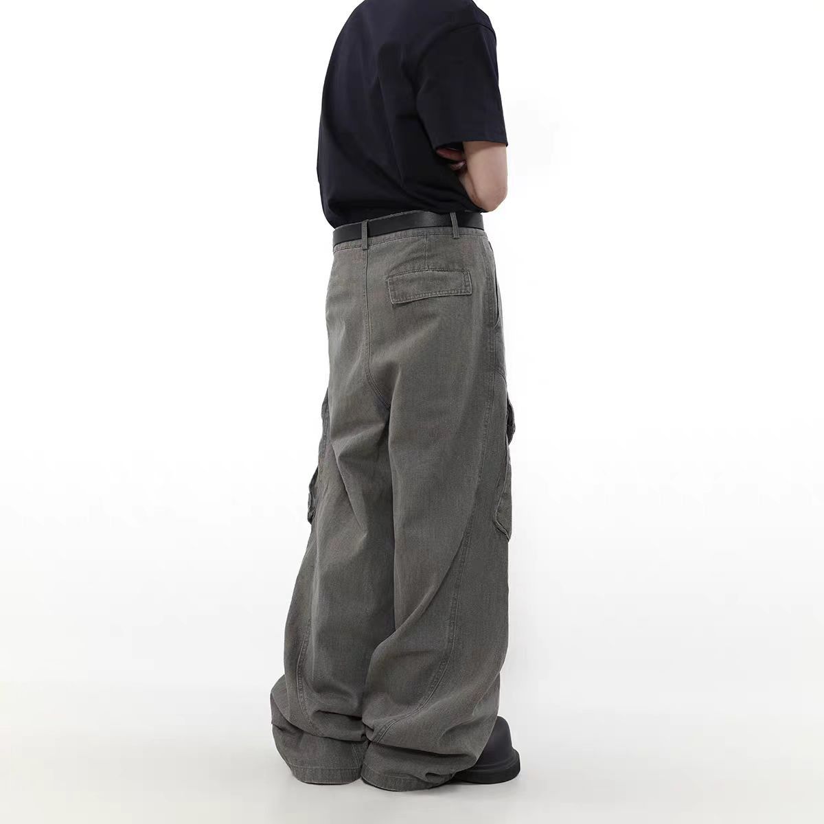 Japanese Brand × Vintage Straight Workwear High Street Loose Casual Pants Size US 33 - 2 Thumbnail