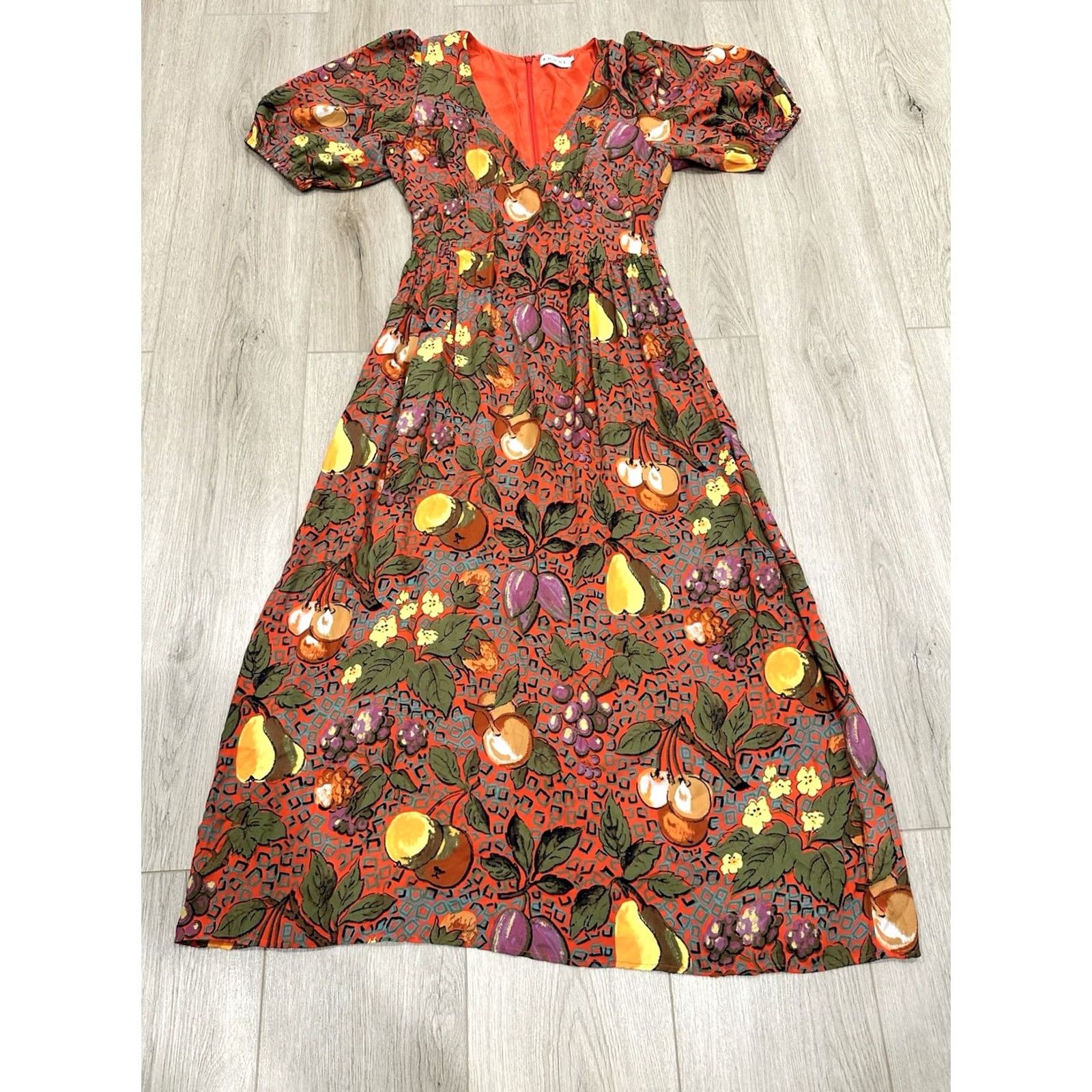 RHODE Rhode Gwenyth Dress Size 4 Highland Orchard Bramble Berry Womens Size S / US 4 / IT 40 - 2 Thumbnail