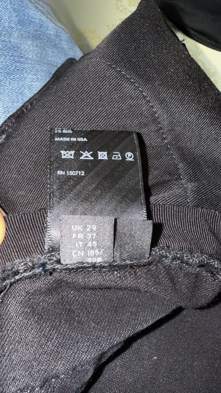Amiri Amiri black stack jeans Size US 29 - 7 Thumbnail
